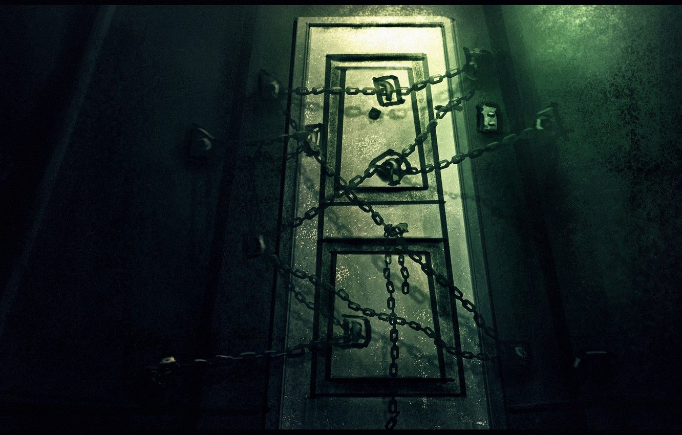 Wallpaper the door, horror, game, Silent Hill the room image for desktop, section игры