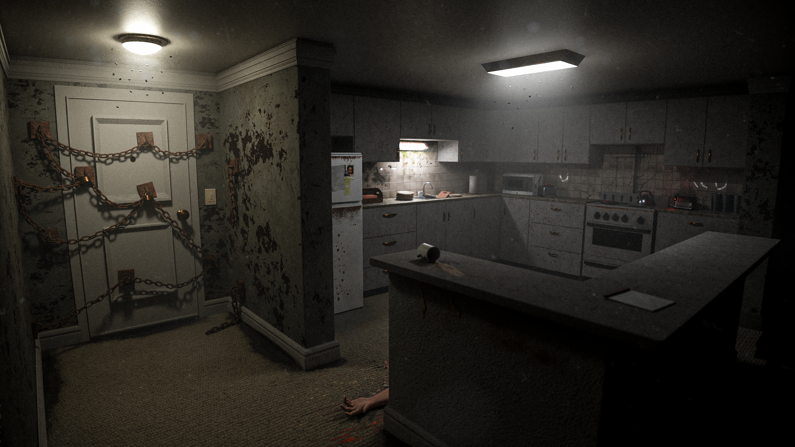 I recreated the Silent Hill 4 apartment room in Blender (4K)
