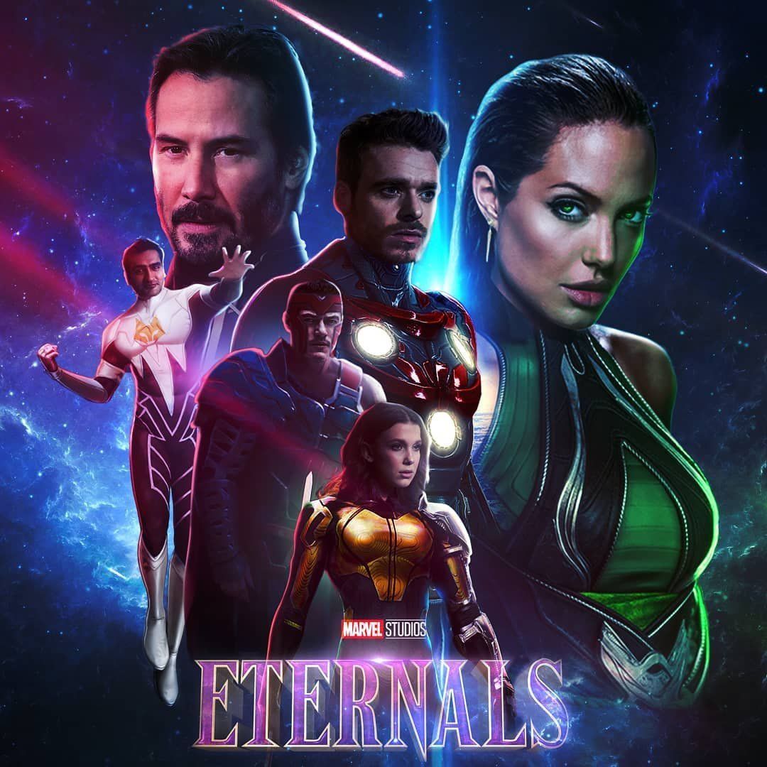 The Eternals fan poster by Apexform. Upcoming movies, Fan poster, Marvel cinematic