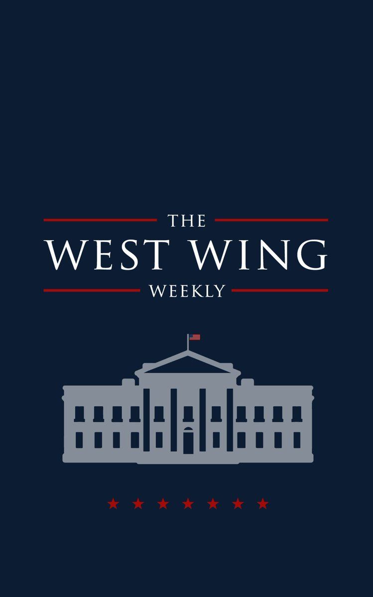 The West Wing Weekly you go: wallpaper for your phone! Tweet a screenshot if you use it! -HH
