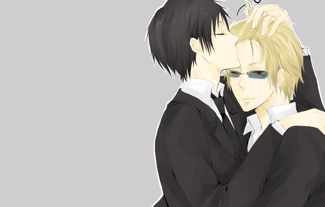 Wallpaper Guys, Durarara, Durarara, Of Izaya Orihara, Heiwajima Shizuo, Shounen AI Image For Desktop, Section сёнэн
