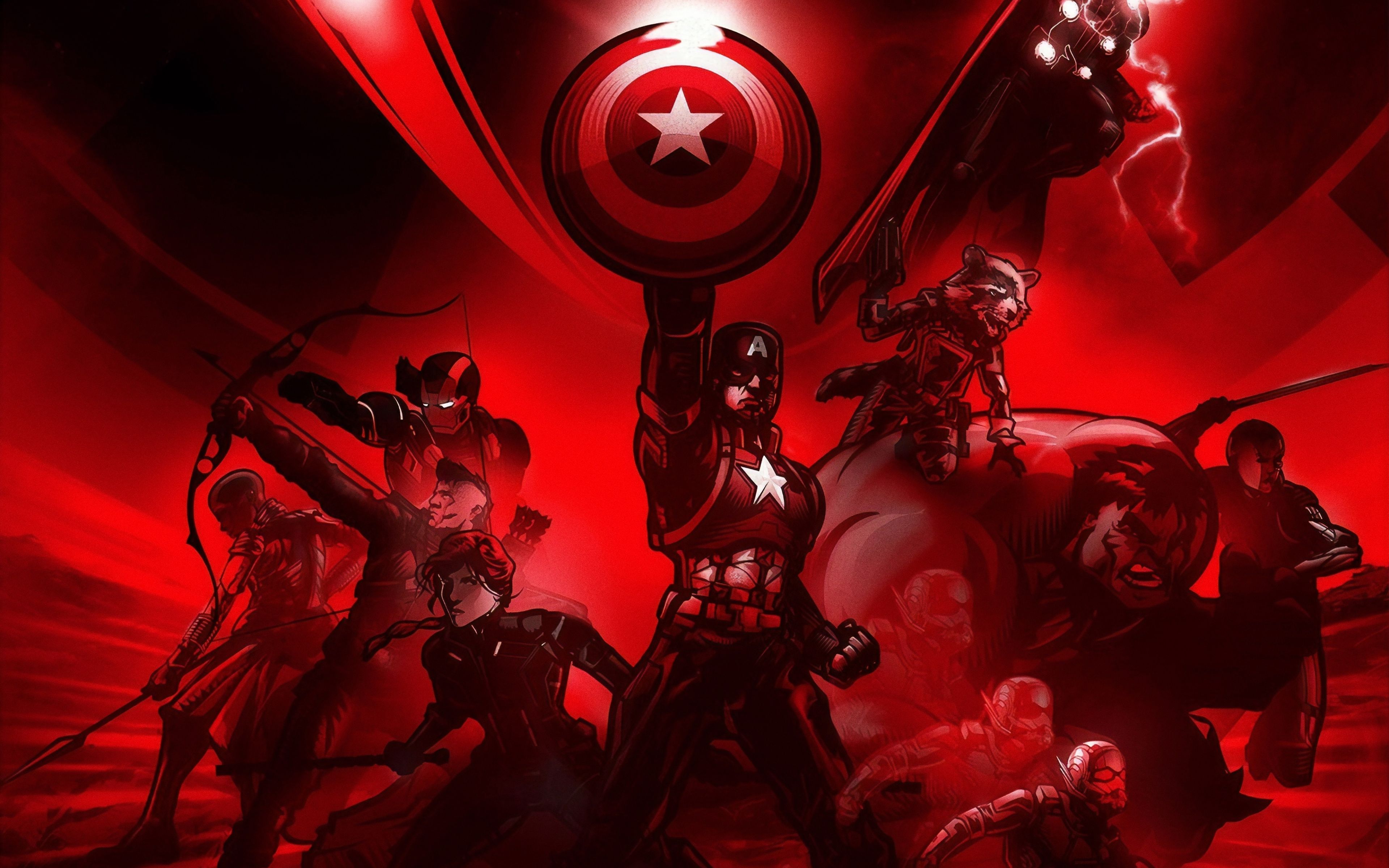 Marvel Red 4k Wallpapers Wallpaper Cave
