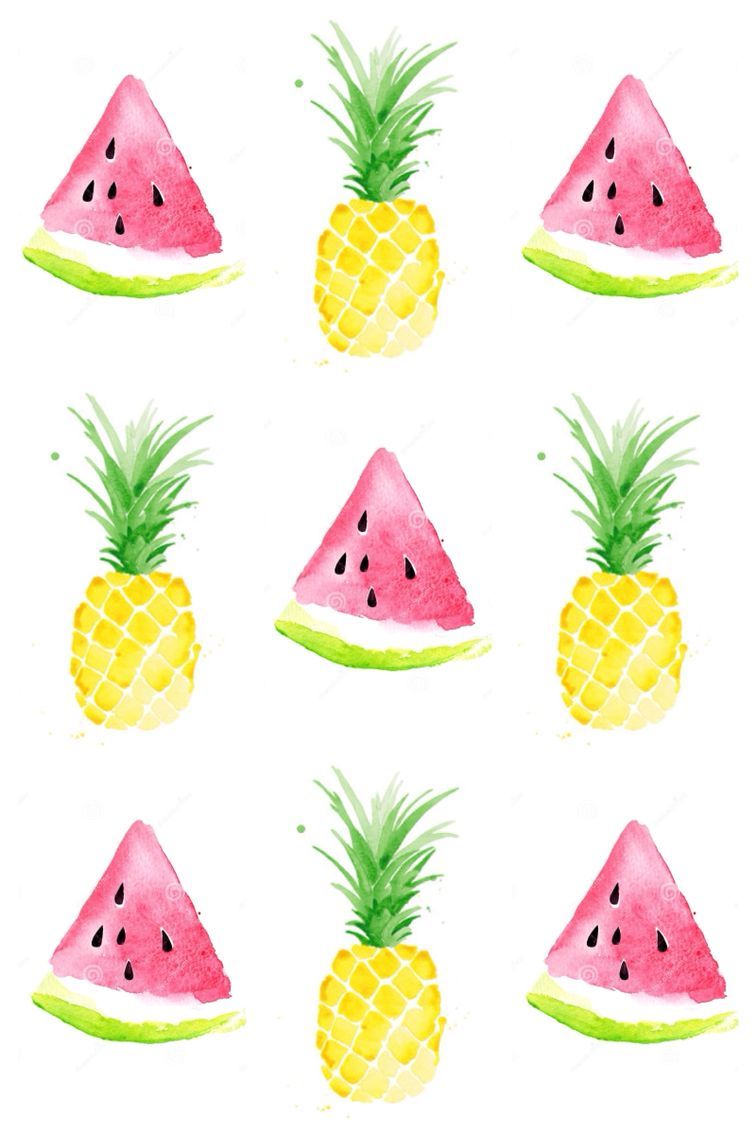 Girly Summer Fruit Cute Wallpaper