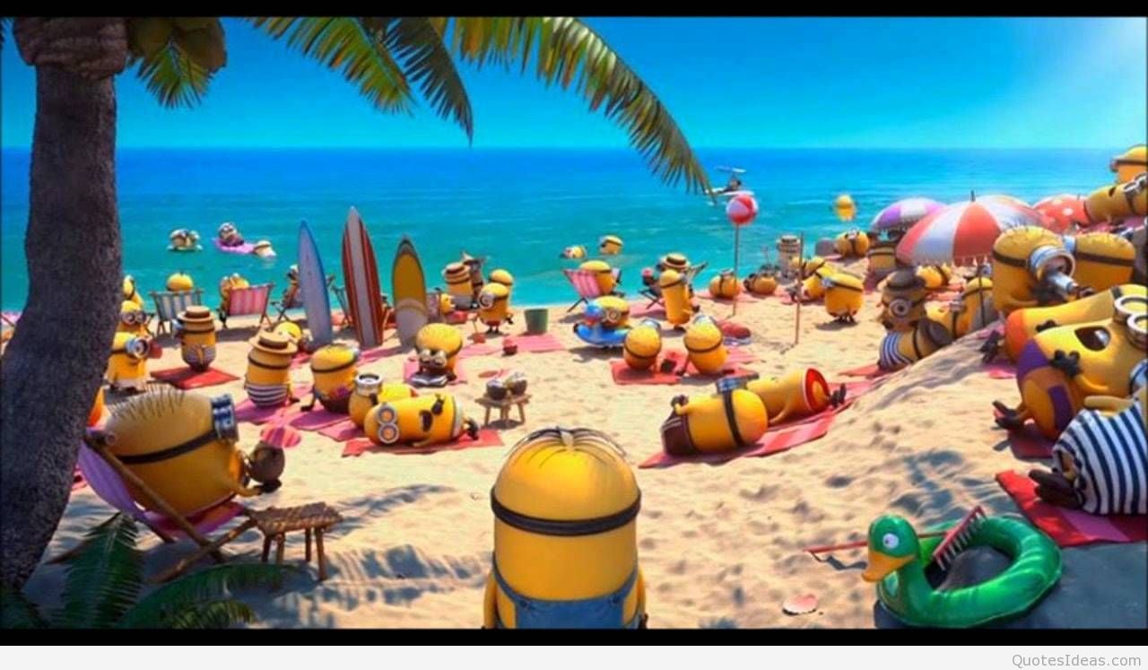 Summer minions 2015 wallpaper and image