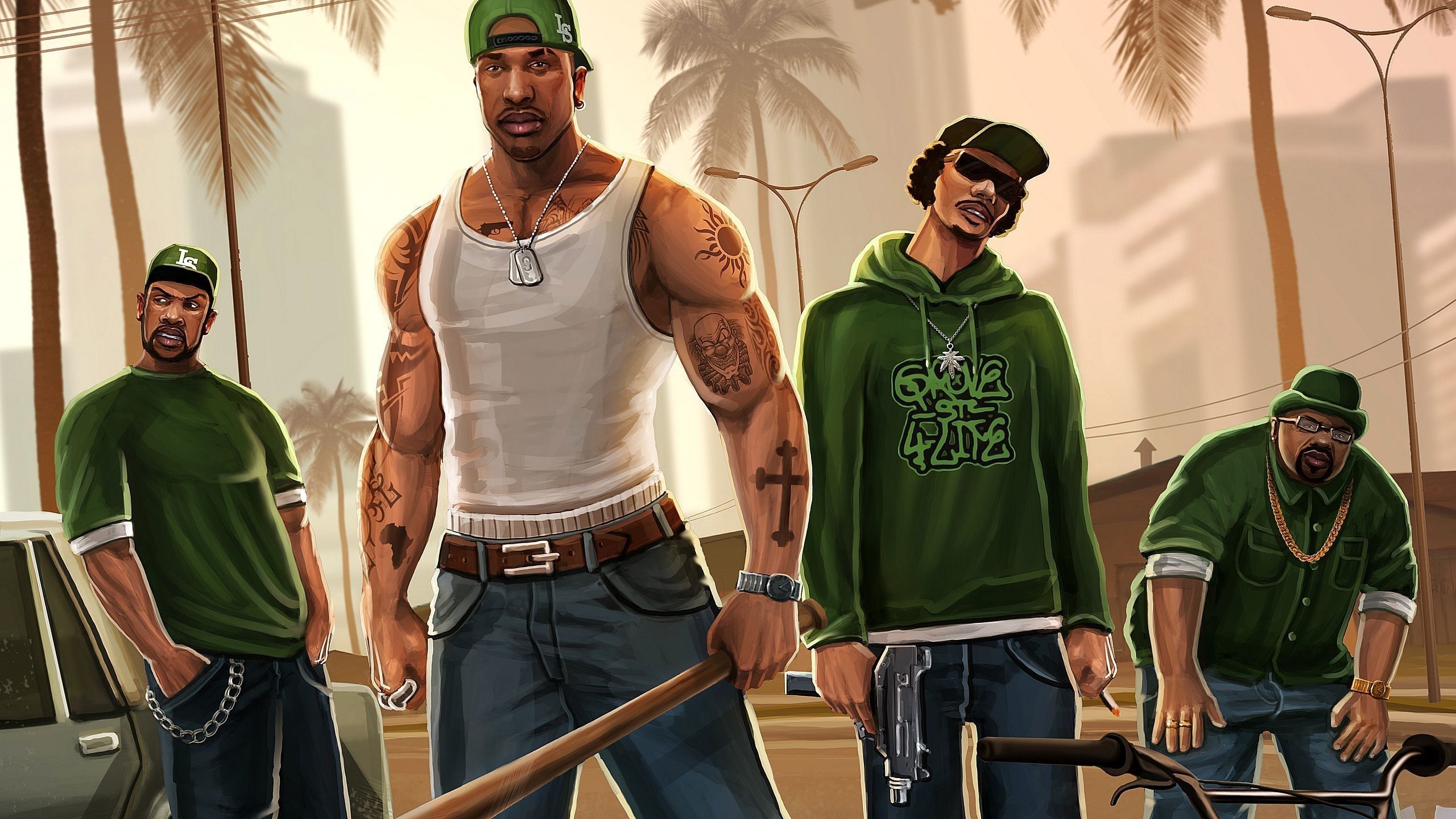Grand Theft Auto San Andreas 4k Wallpapers Wallpaper Cave