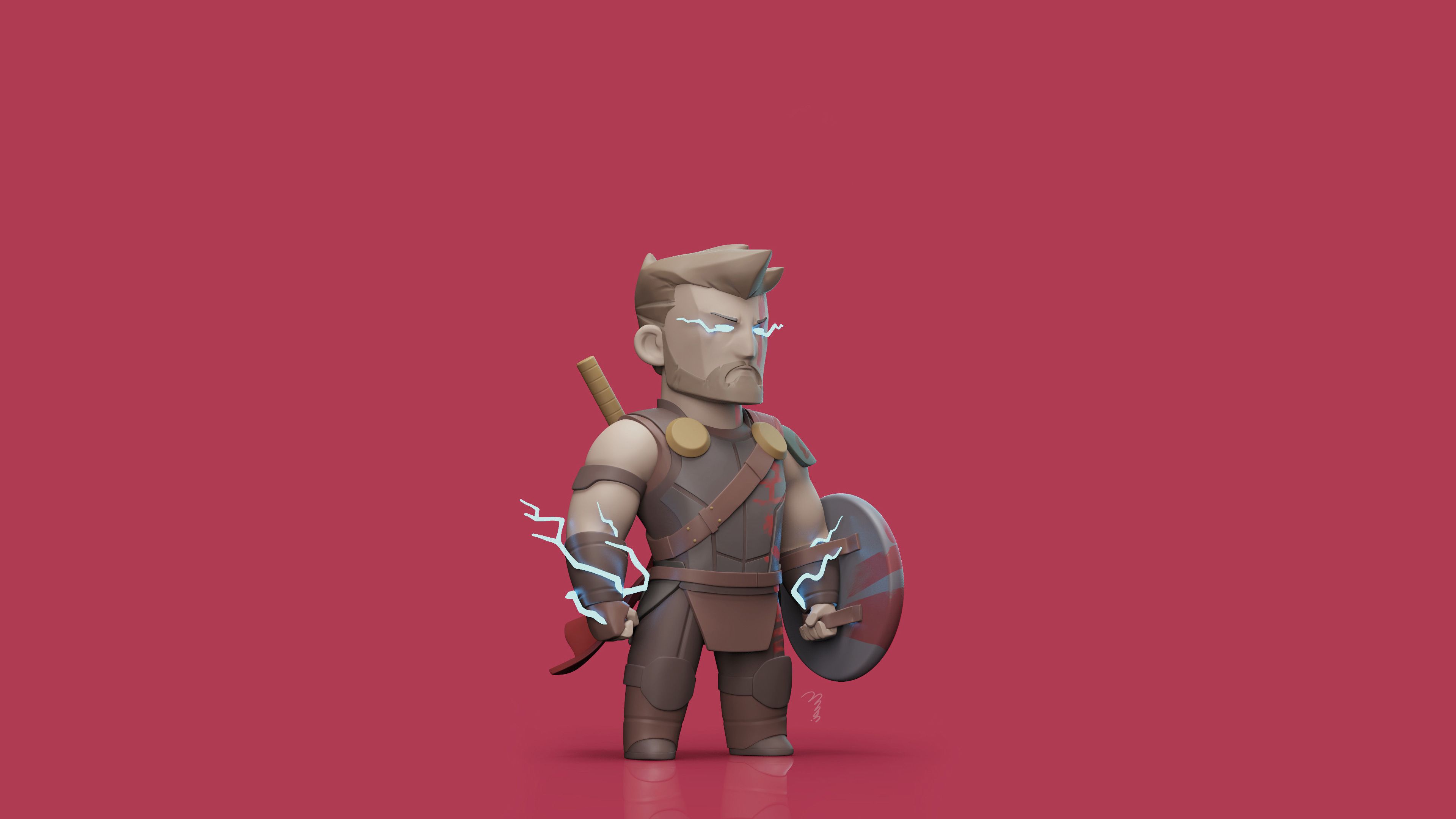 Download 3840x2400 wallpaper thor: ragnarok, god of thunder, 3D art, 4k, ultra HD 16:10, widescreen, 3840x2400 HD image, background, 8154