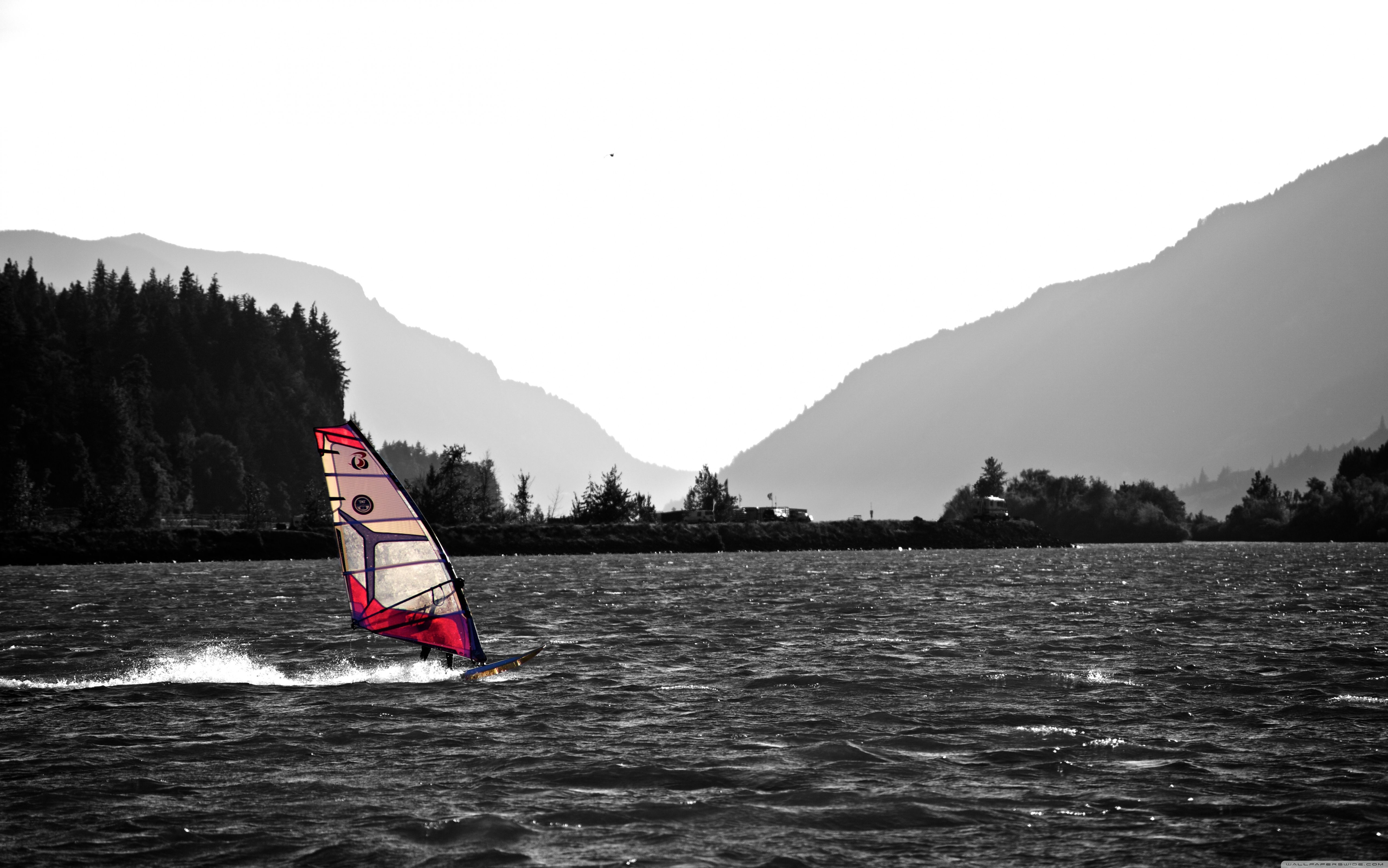 Windsurfing Wallpaper HD HD Wallpaper