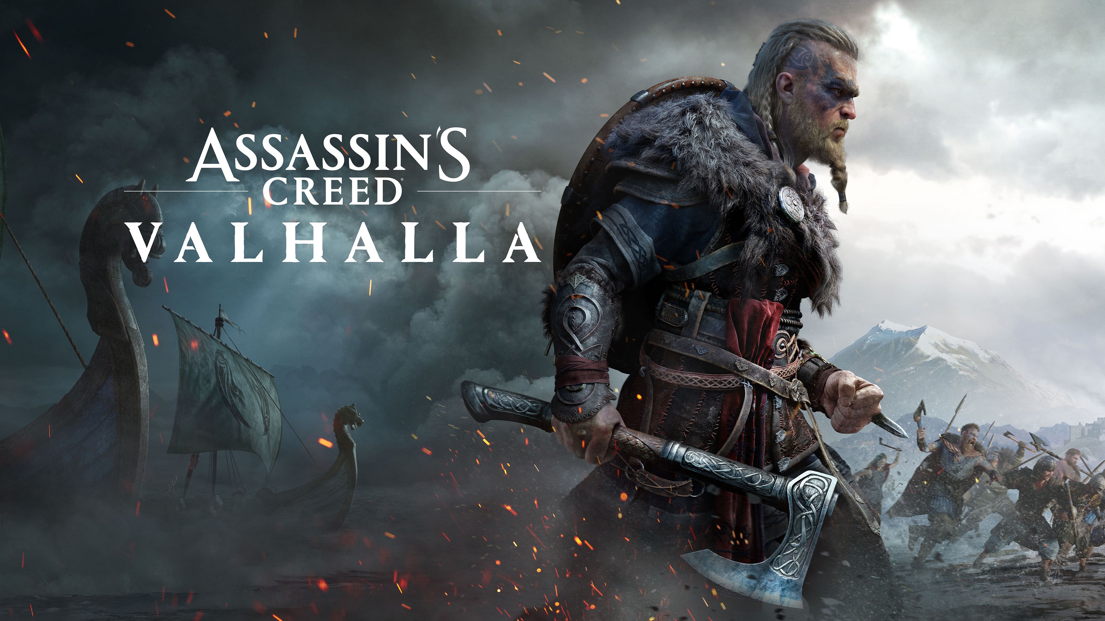 Assassin's Creed Valhalla, Eivor, Viking raider, PC games, PlayStation 4k Free deskk wallpaper, Ultra HD