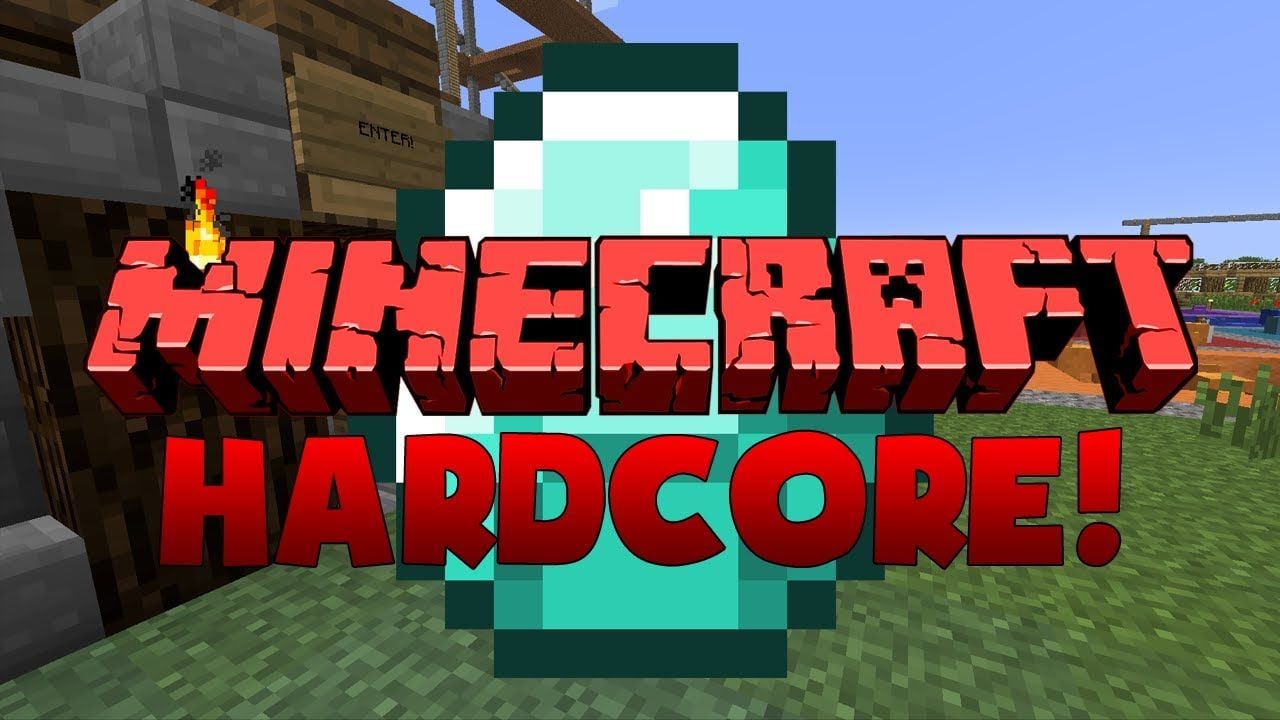 hardcore minecraft logo