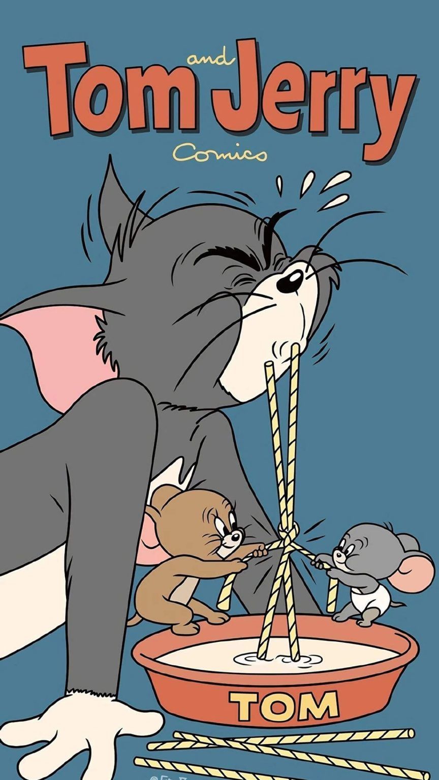 Phone Wallpaper to Commemorate Tom and Jerry's Animator Gene Deitch Dots. Tom and jerry wallpaper, Tom and jerry, Phone wallpaper