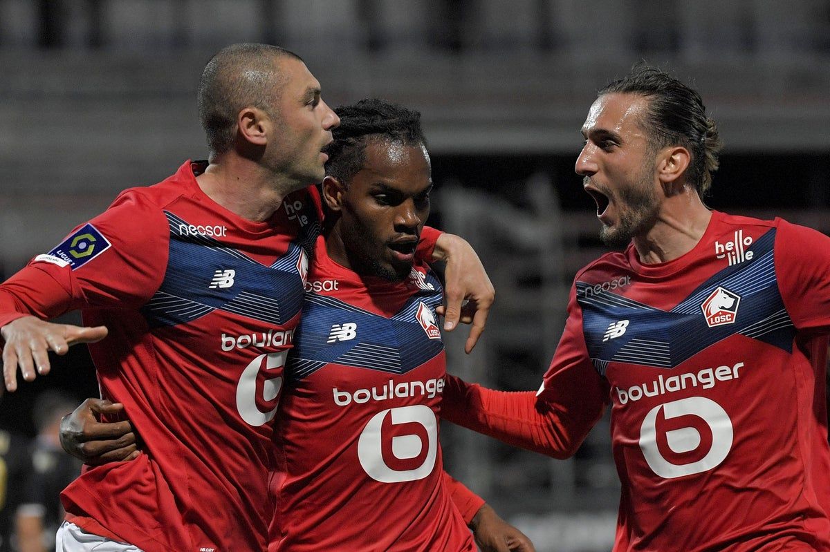 Lille beat PSG and Monaco to first Ligue 1 title in 10 years on final day after win at Angers