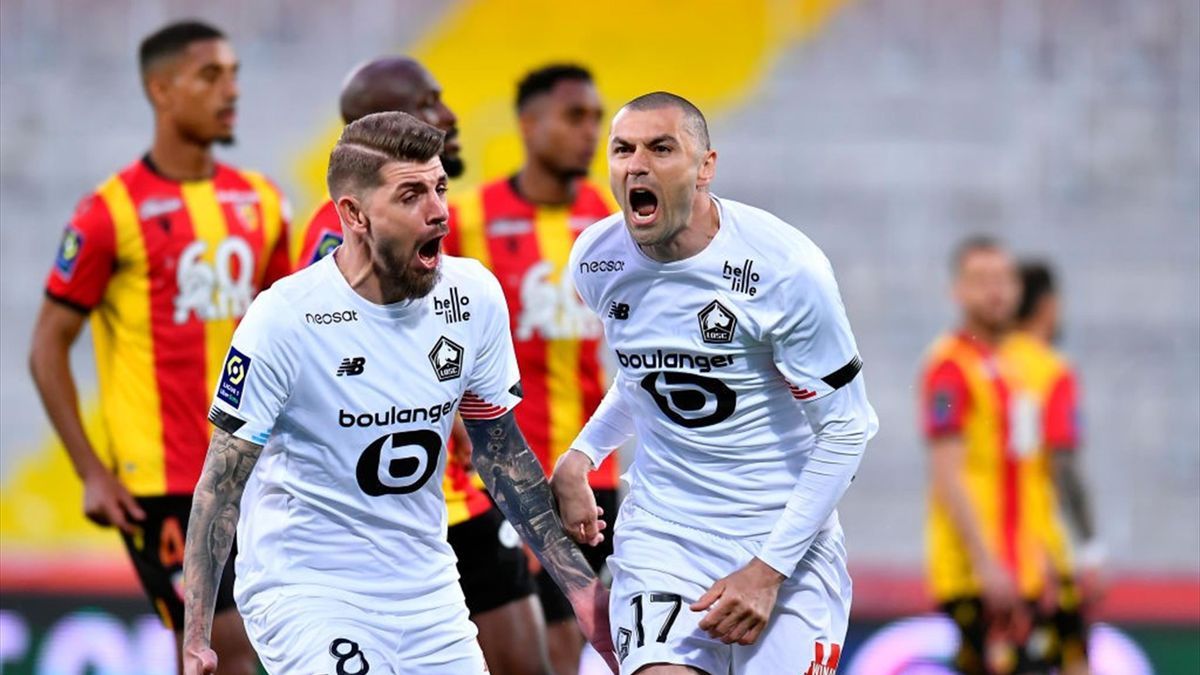 Burak Yilmaz stars as Lille edge closer to Ligue 1 title with win over Lens in derby of the North