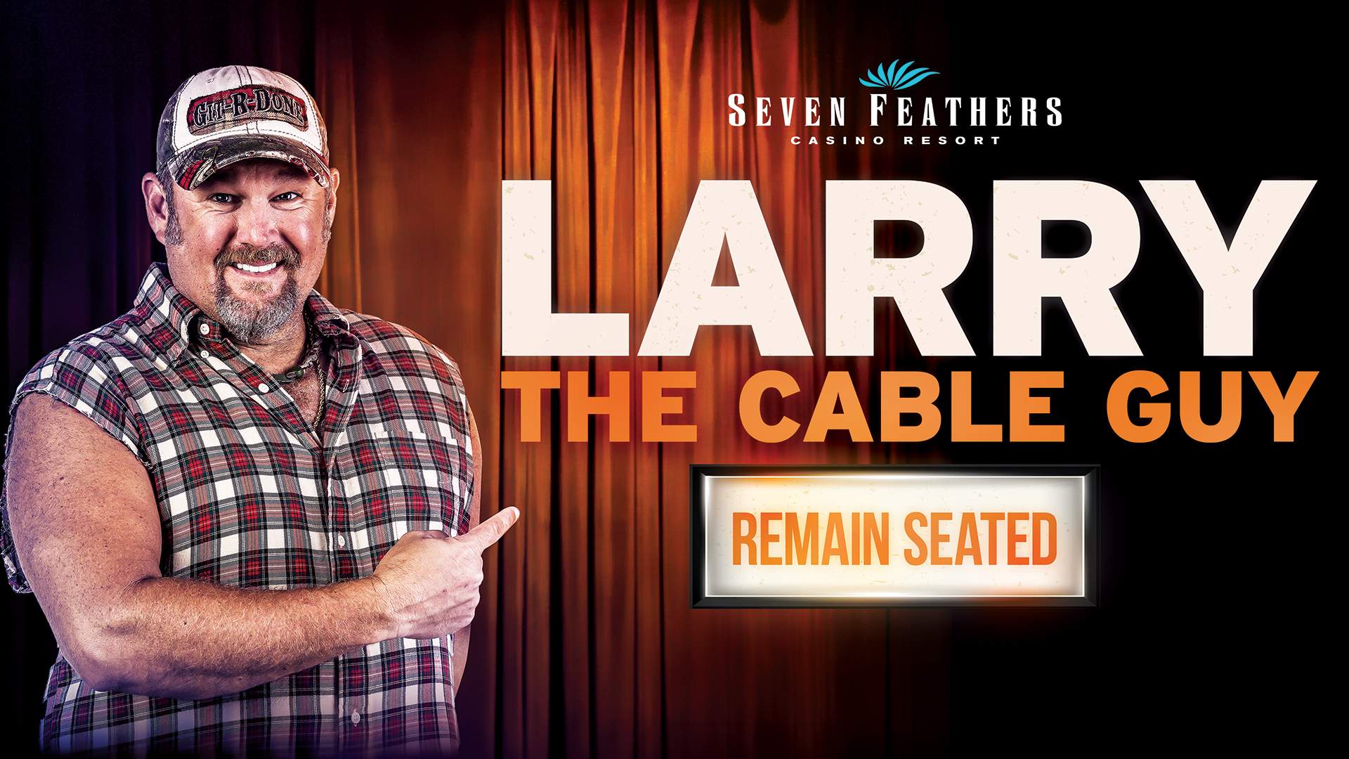 Larry The Cable Guy Feathers Casino Resort