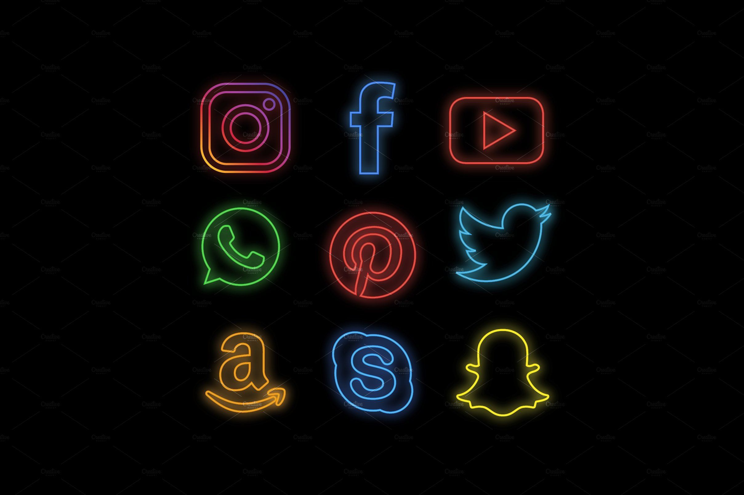 Social Network Icons Wallpaper