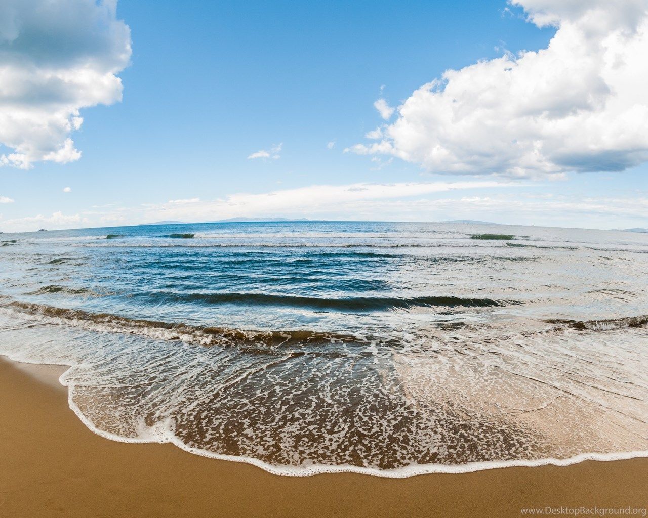 Download Wallpaper Summer, Beach, Sea, Ocean, Sand, Sea, Beach. Desktop Background