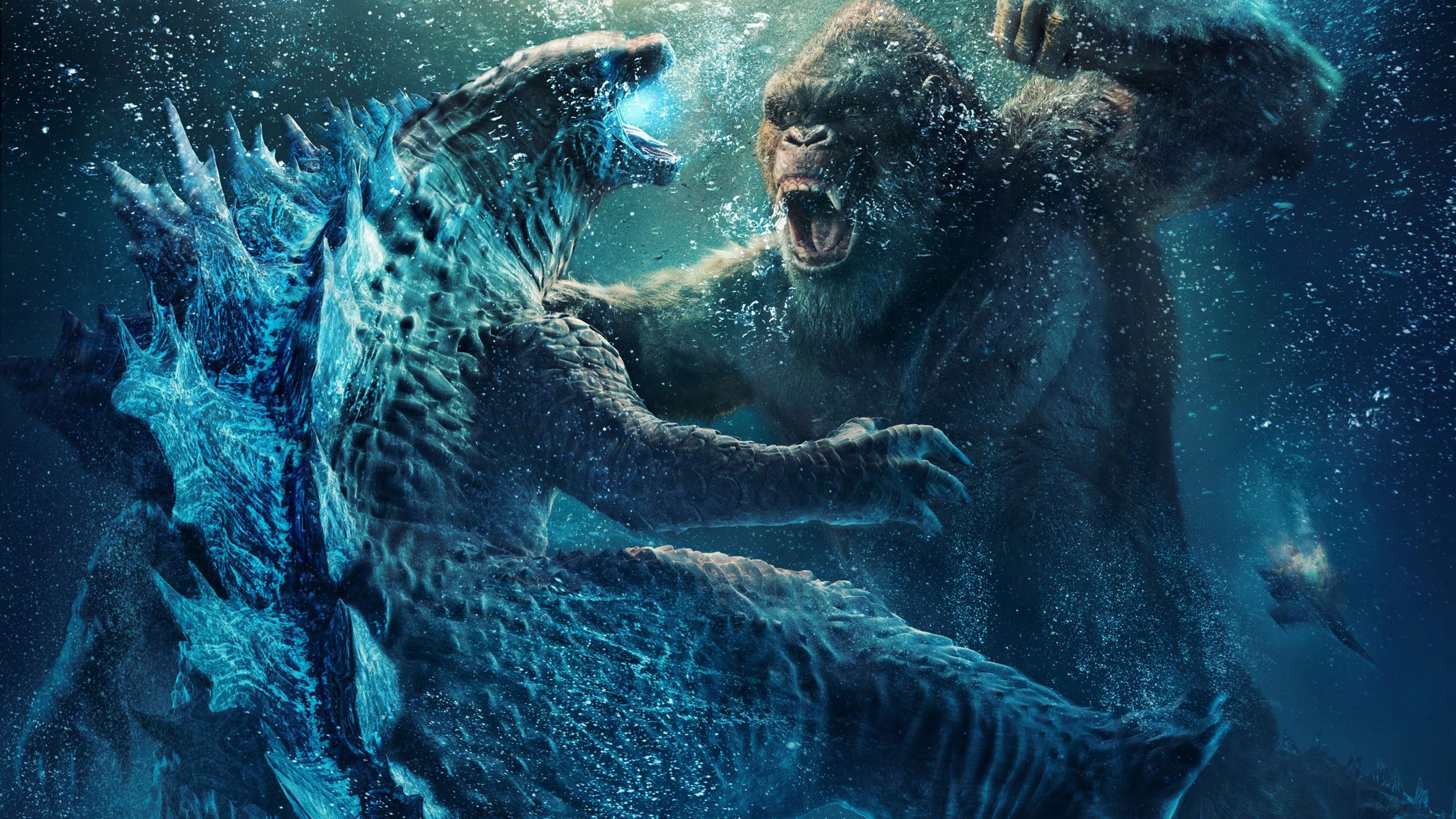 Godzilla Godzilla Godzilla vs Kong King Kong Underwater HD Godzilla vs Kong Wallpaper