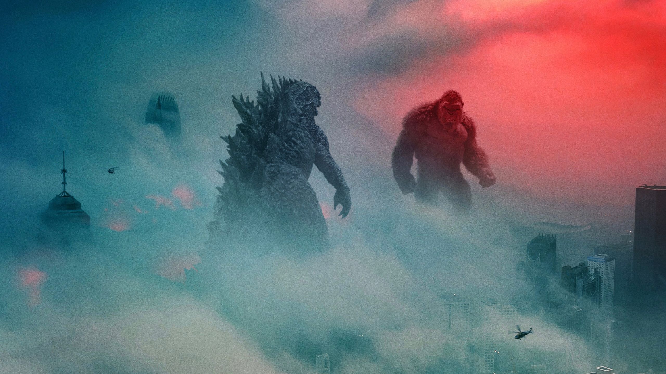 Godzilla Godzilla vs Kong King Kong Wallpaper