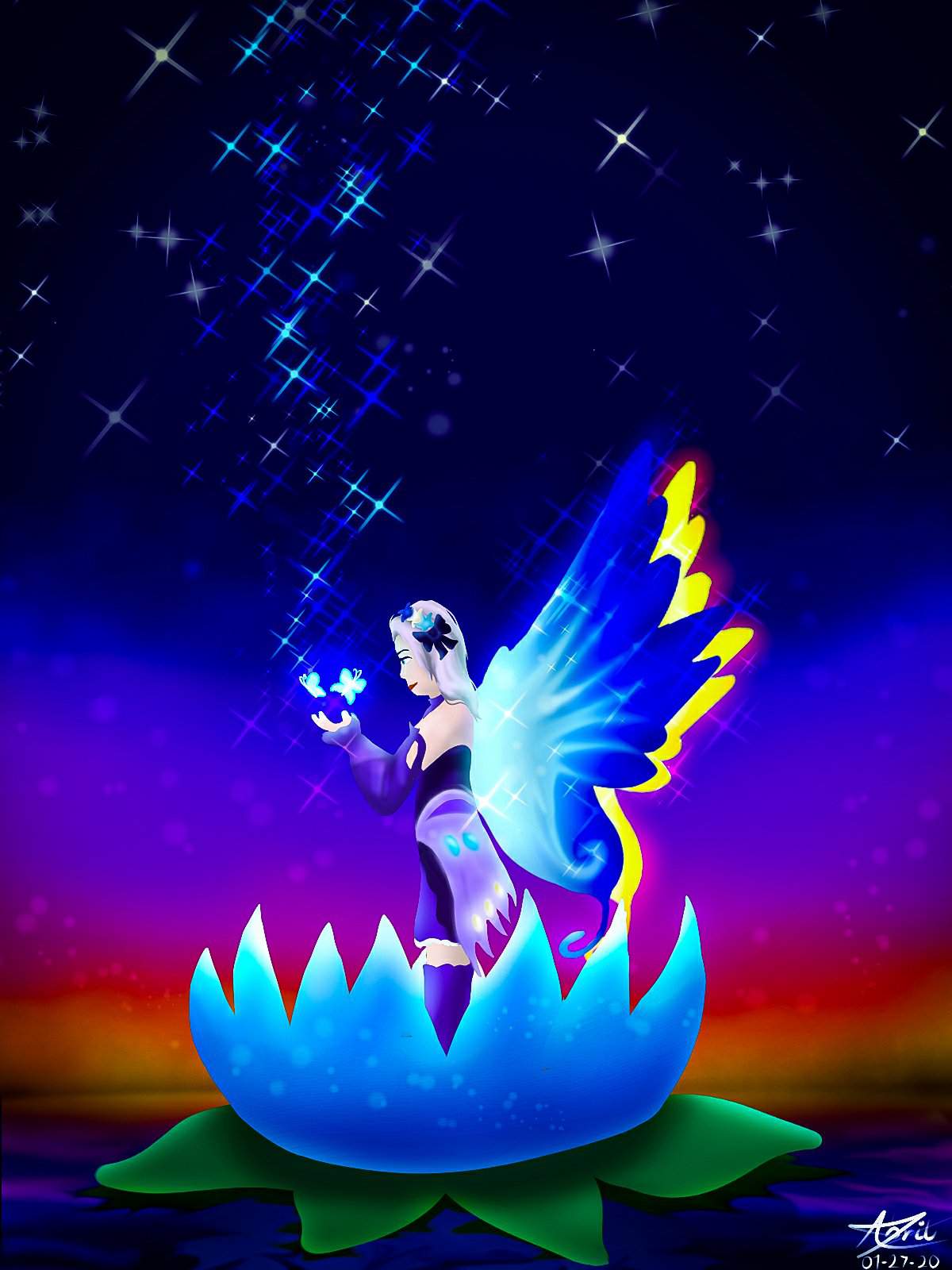 Lunox Butterfly Seraphim Fanart. Mobile Legends Amino Amino