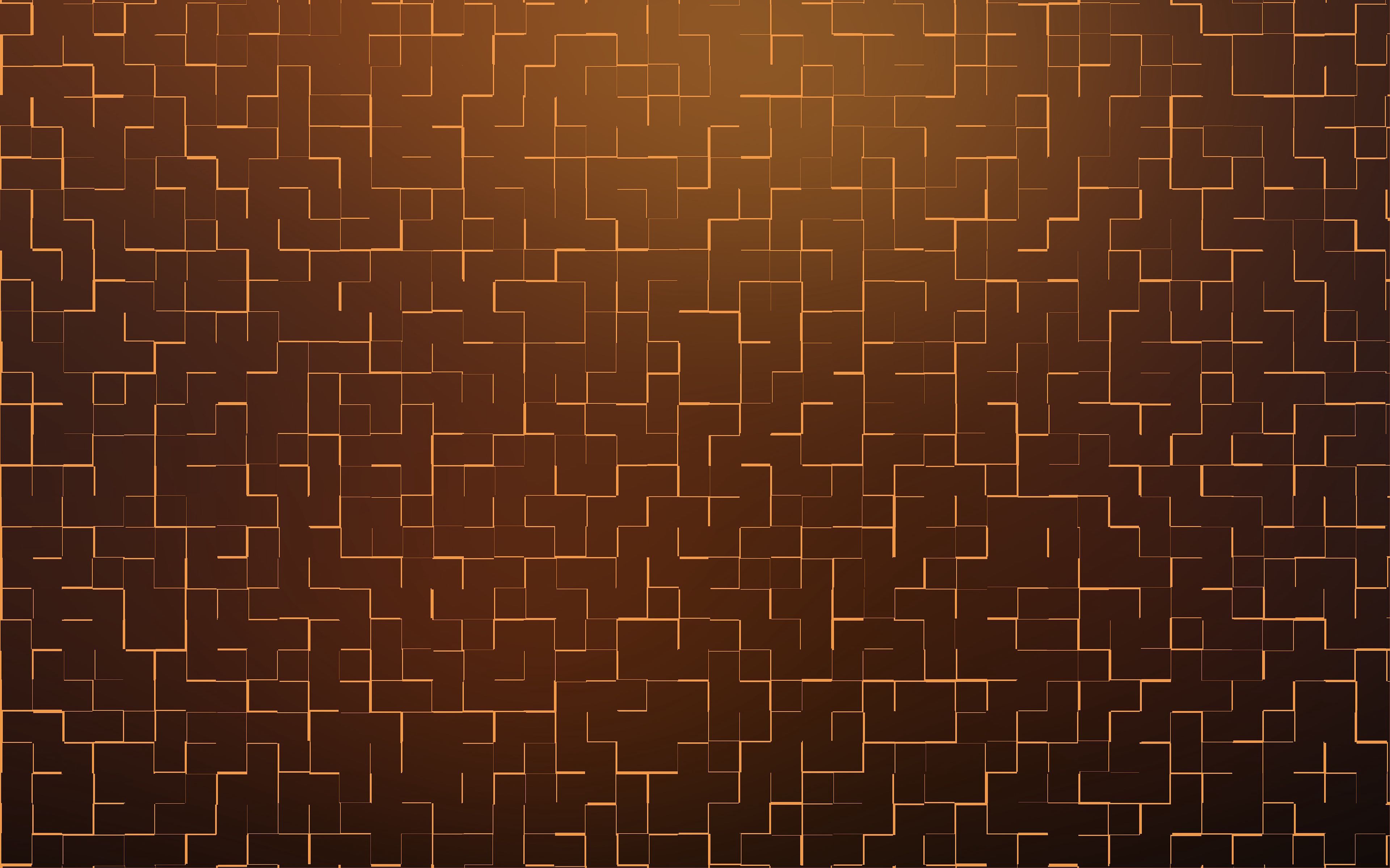 Download wallpaper 3840x2400 pattern, lines, gradient, abstraction, brick, brown 4k ultra HD 16:10 HD background