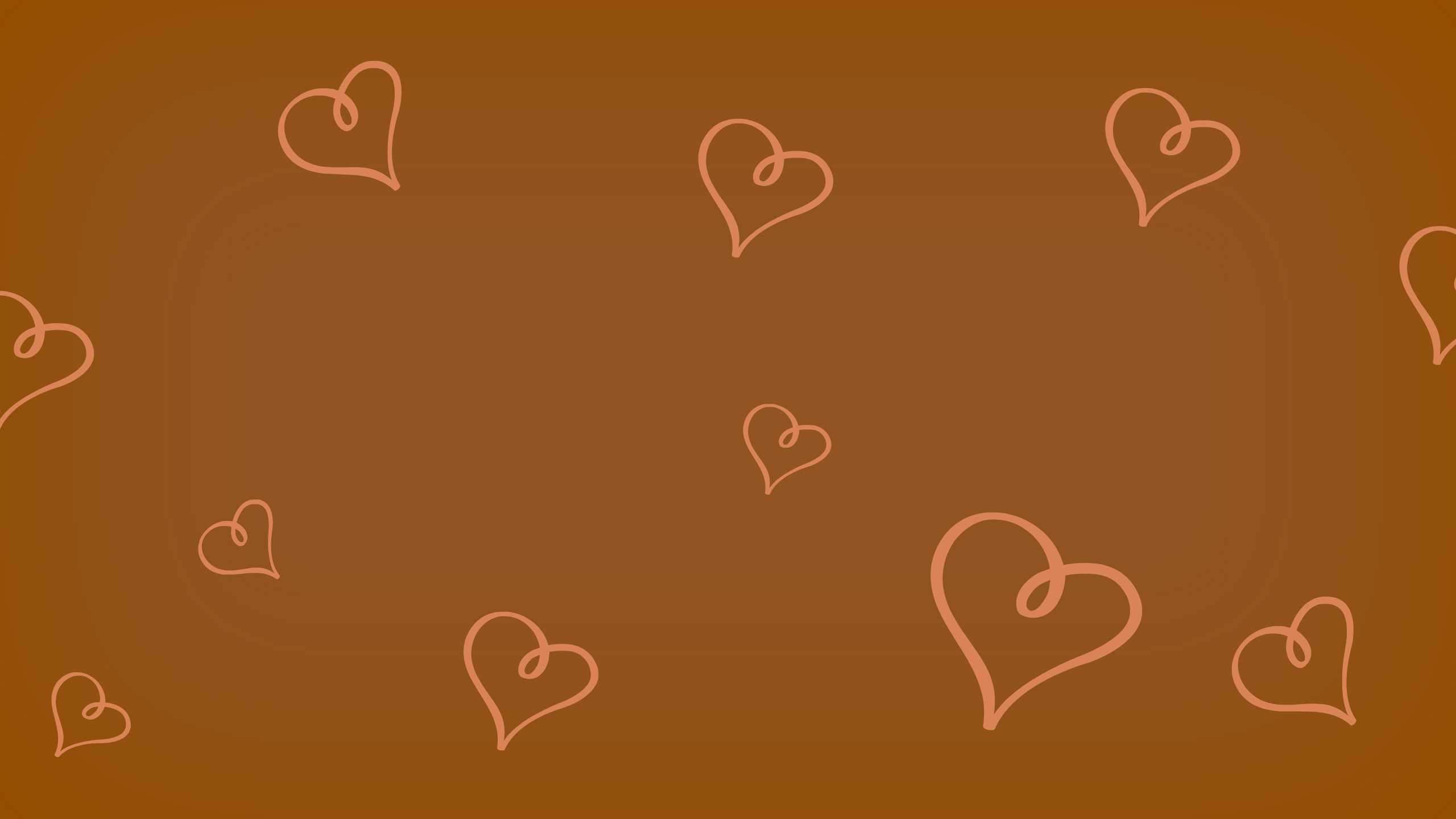Brown Heart Wallpaper Desktop Free HD Wallpaper