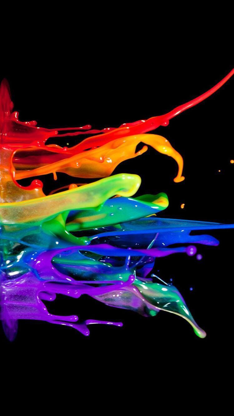 iPhone and Android Wallpaper: Color Splash Wallpaper for iPhone and Android. iPhone 6 wallpaper background, Android wallpaper, Painting wallpaper