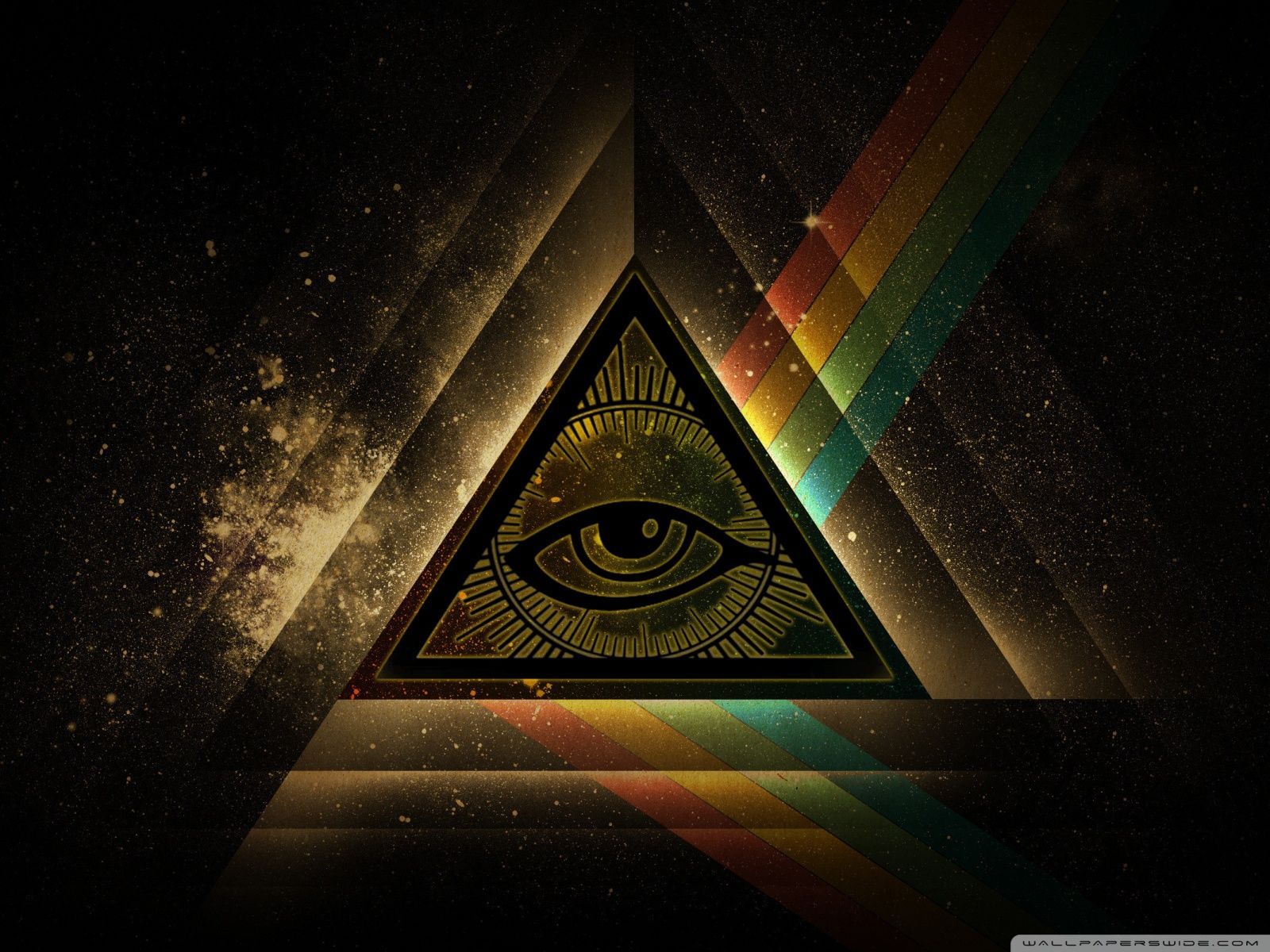 third eye pyramid background