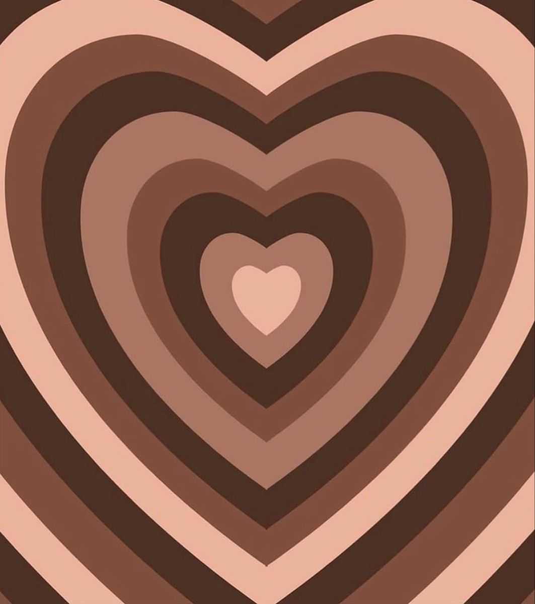 Brown Heart Wallpaper Free HD Wallpaper