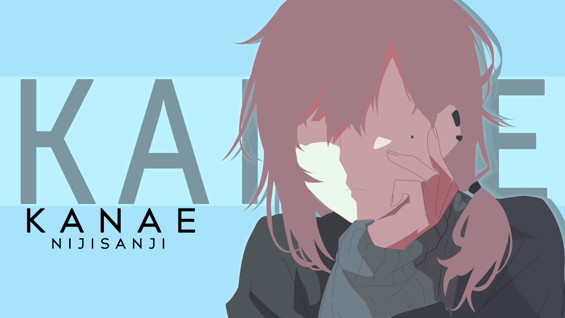 quick vector wallpaper of Kanae and Kuzuha I made a few hours ago