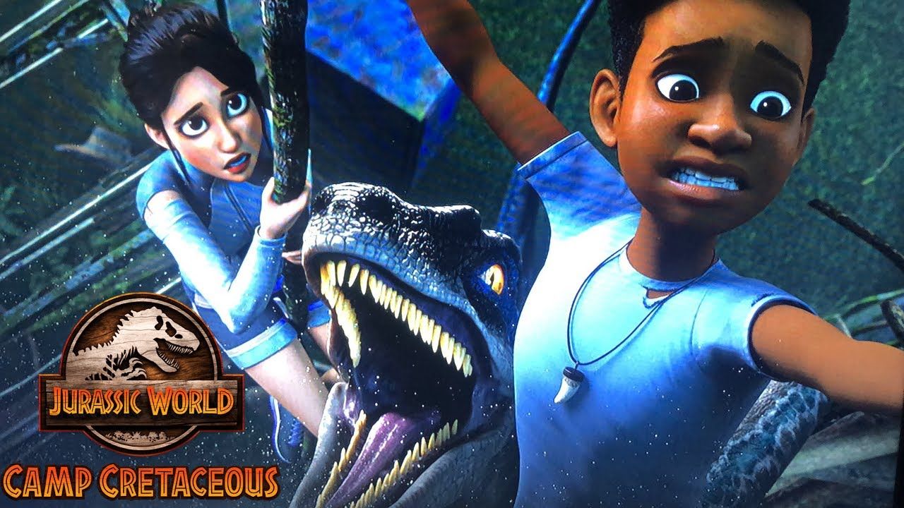 BLUE ATTACKS THE CAMPERS!. NEW Season 3 Image Suggest Blue is More Aggressive in Camp Cretaceous!