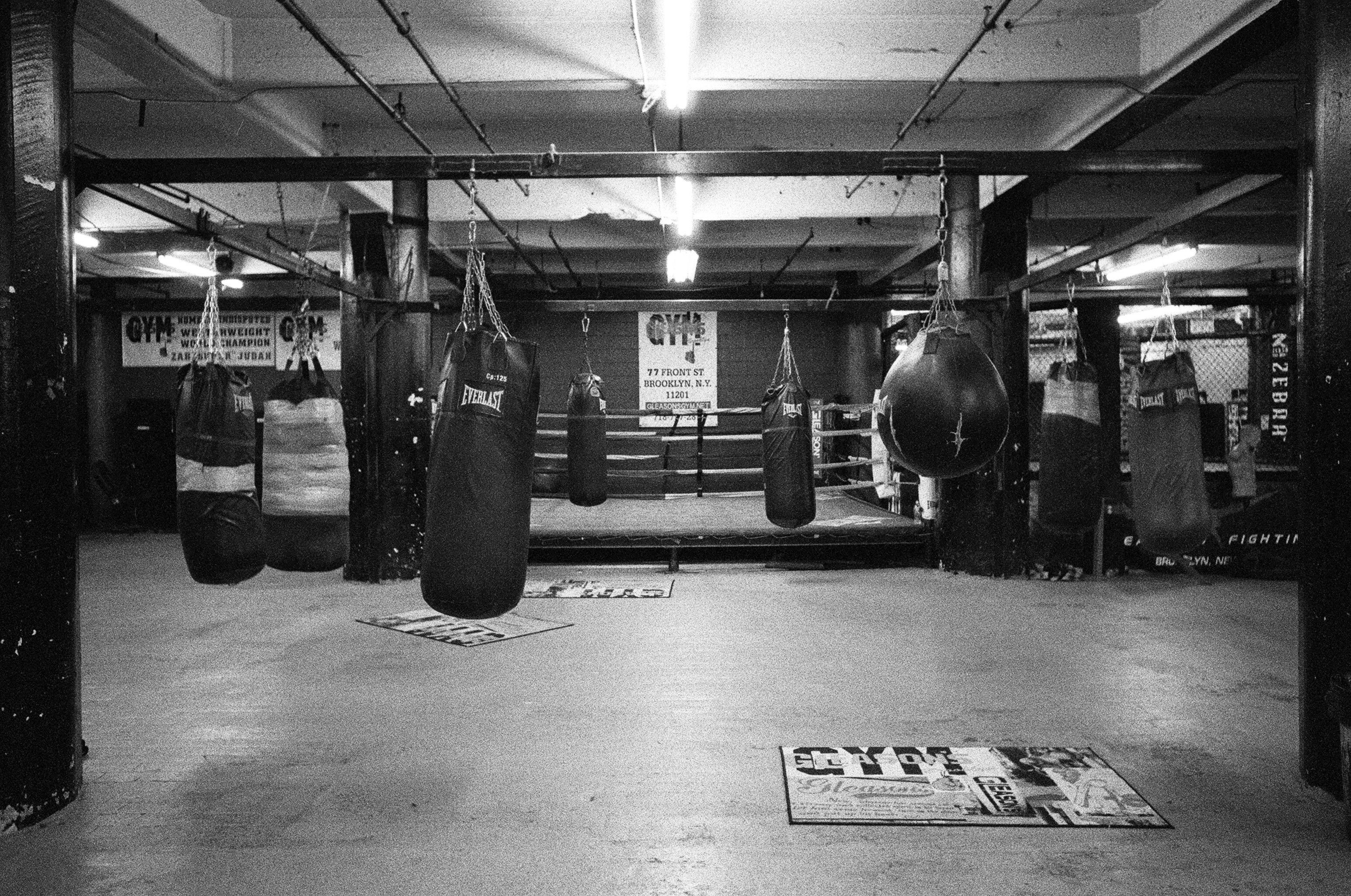 Black And White Boxing Gym Gleason S Gym Is Not Just Resolution Gym Background HD Wallpaper