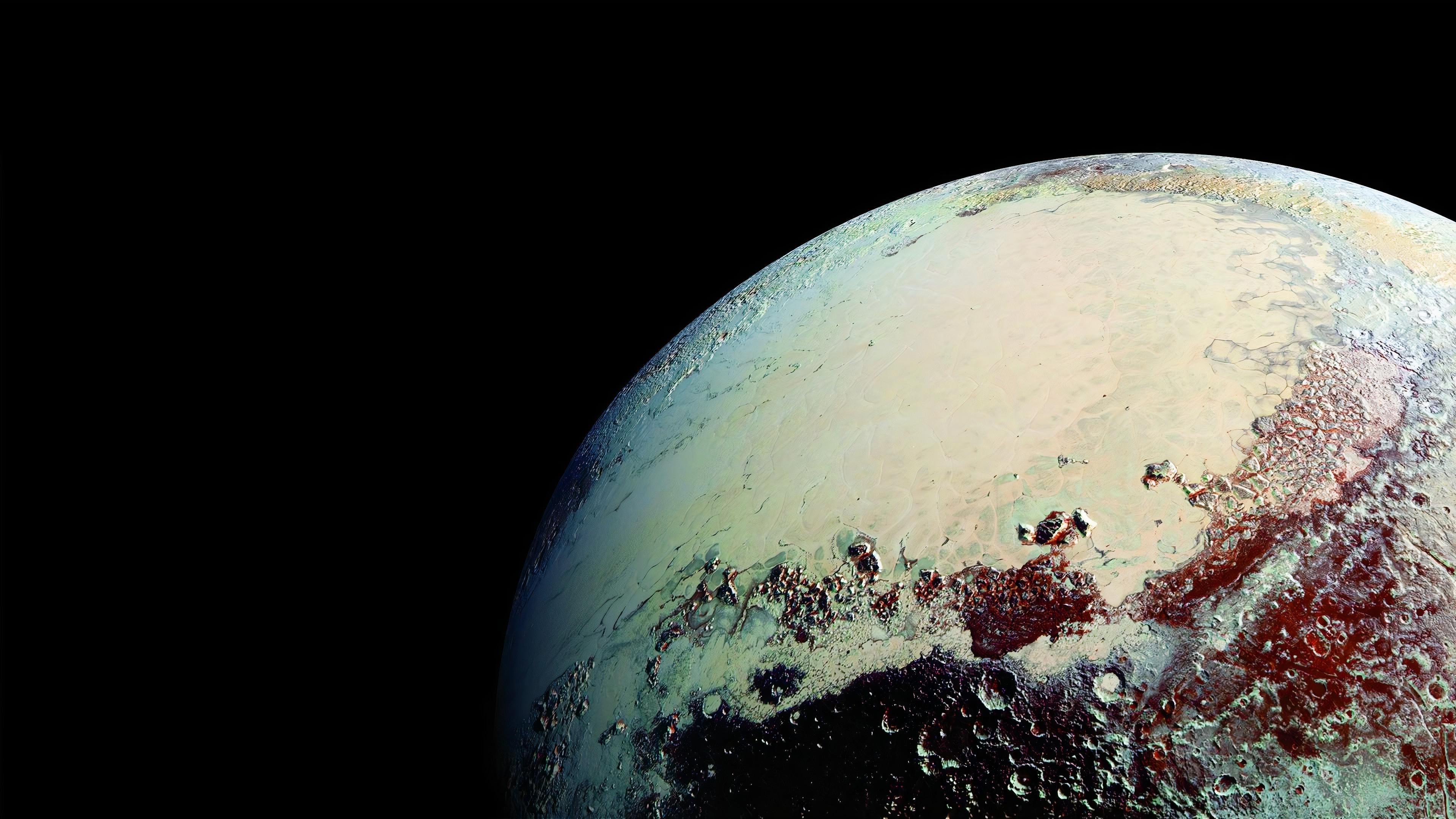 Pluto 4K wallpaper for your desktop or mobile screen free and easy to download