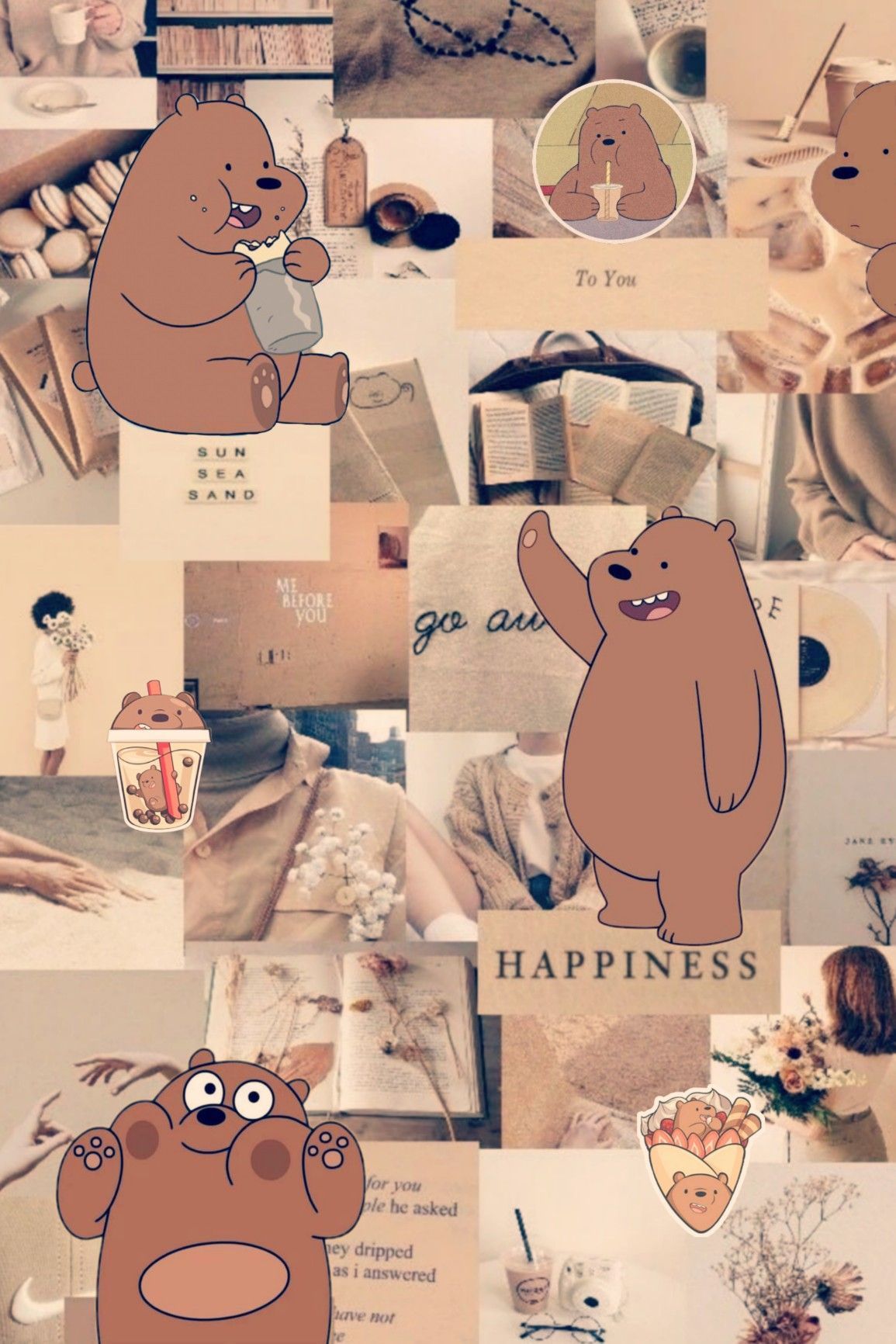 We Bare Bears Grizzly Wallpaper. Bear wallpaper, Panda bears wallpaper, We bare bears wallpaper