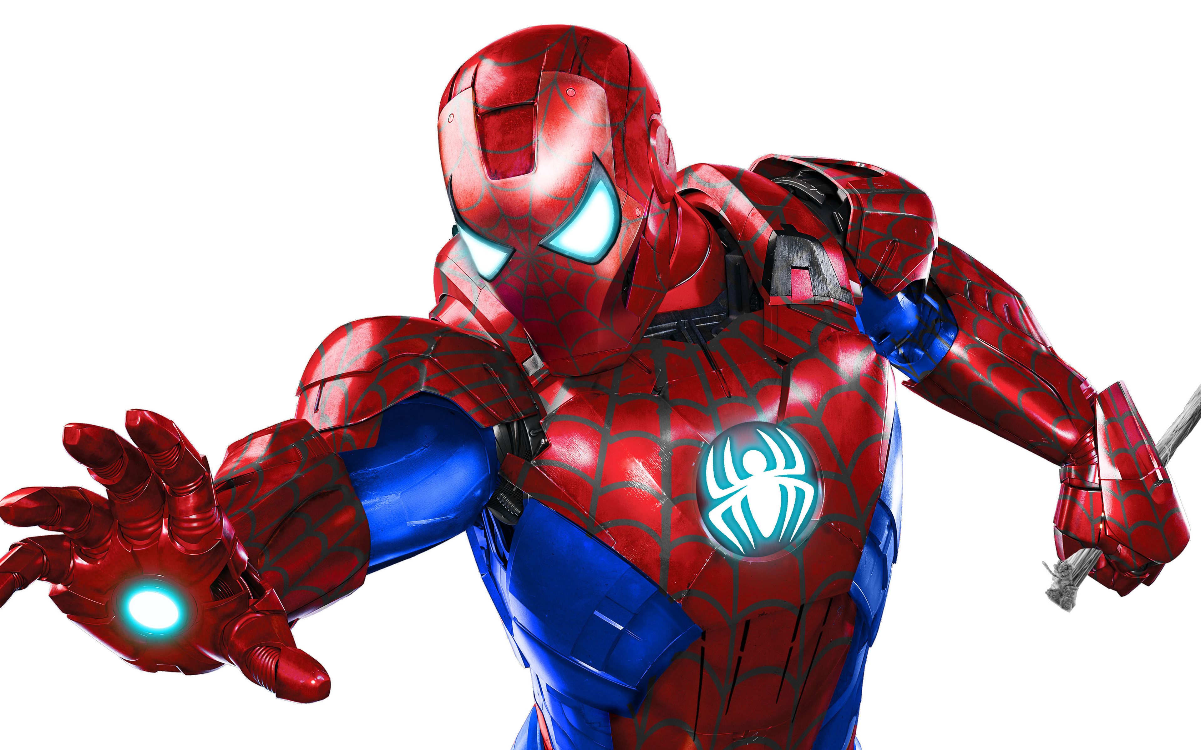 3840x2400 Iron Spider Man Suit 4k 4k HD 4k Wallpapers, Image, Backgrounds, ...