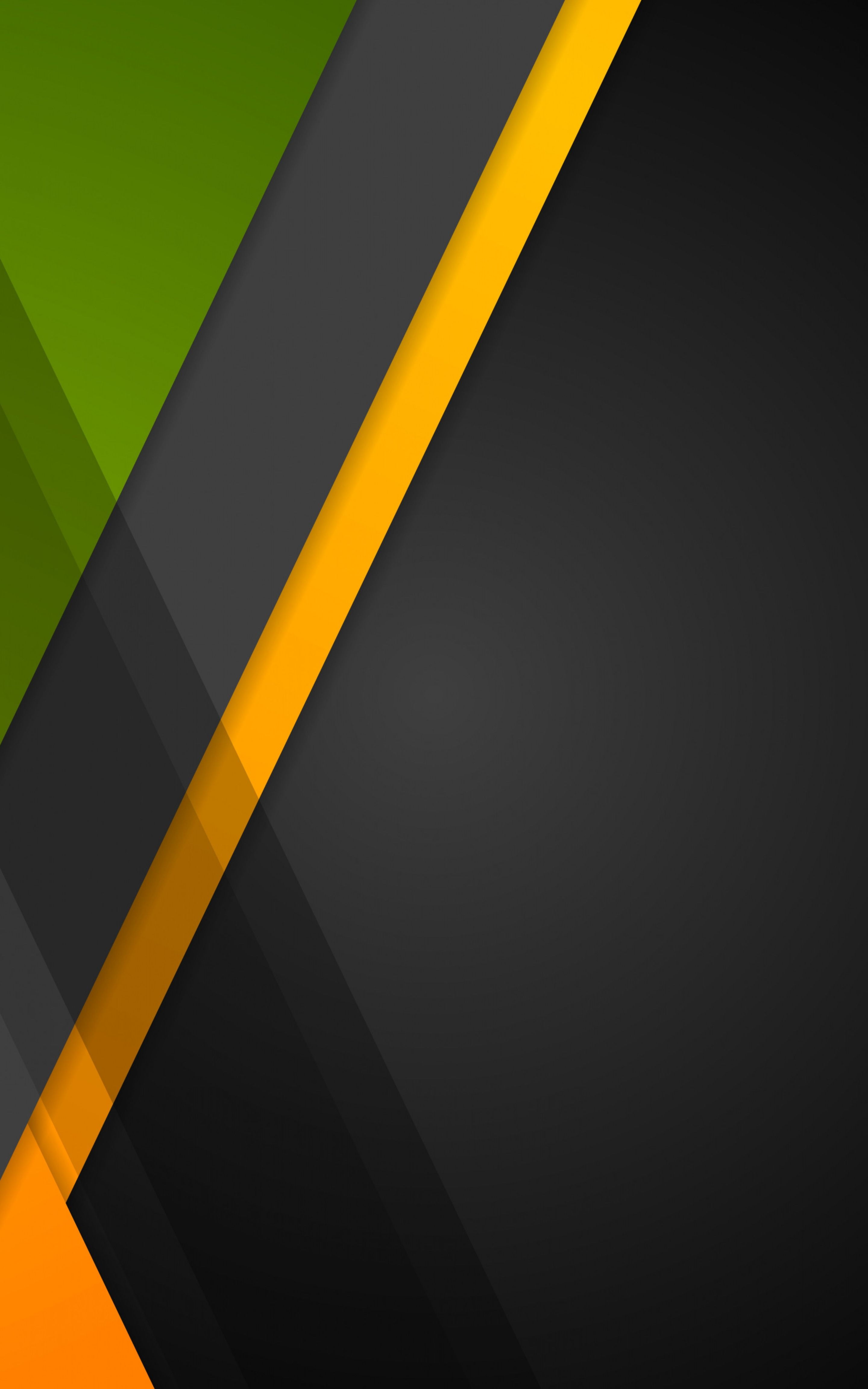 Green Black Orange Background Design Abstract Geometry UltraHD 4K HD Phone Wallpaper Geometric. Desain, Grafis