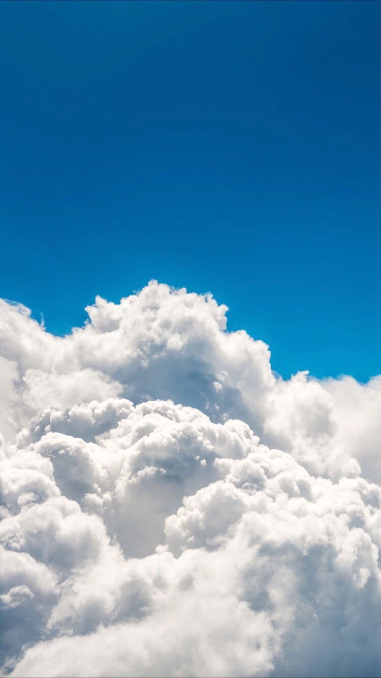 Cloudy Wallpaper. Sky aesthetic, Blue sky wallpaper, iPhone wallpaper sky