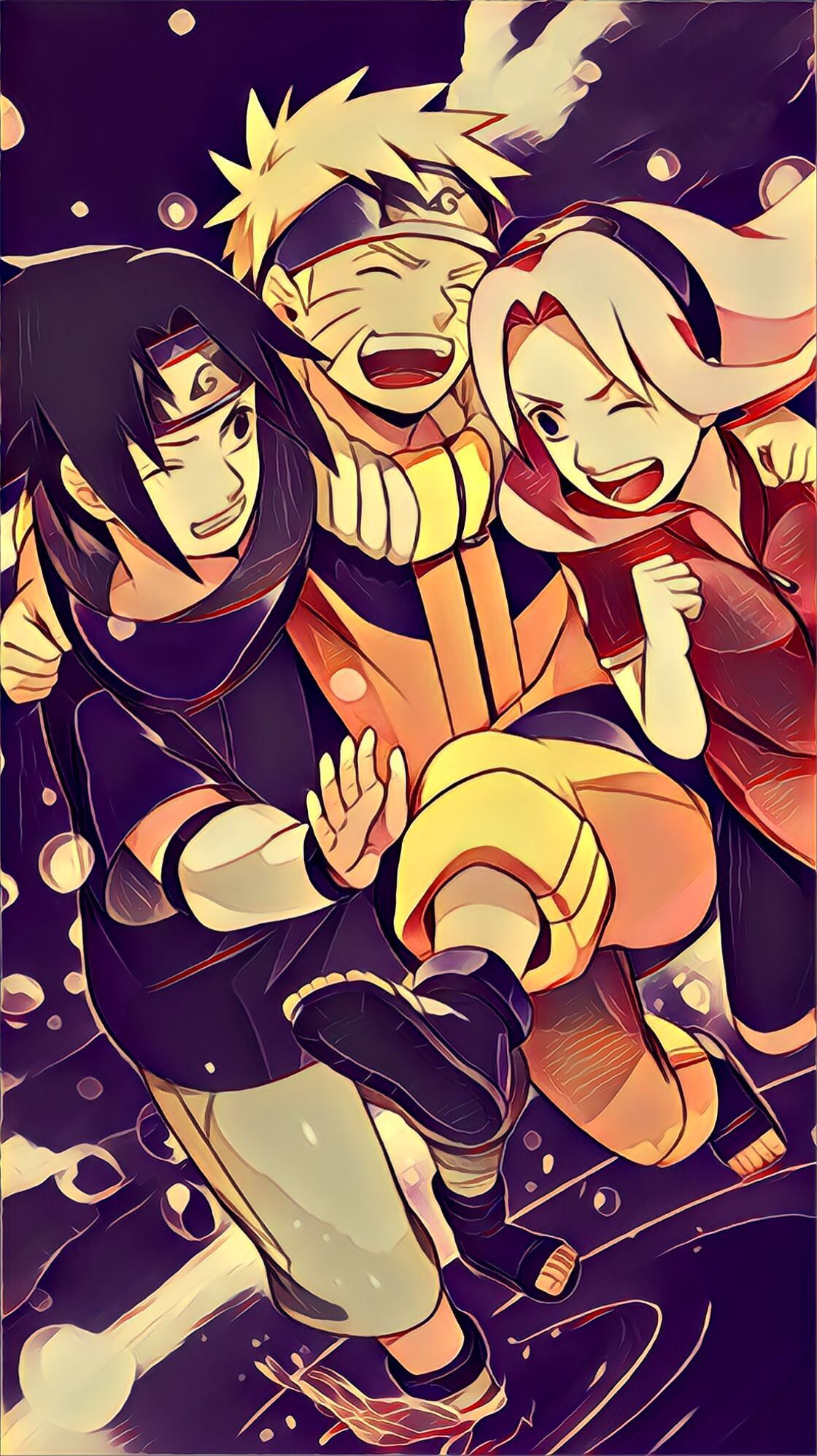 Equipo 7 iPhone Naruto Wallpaper