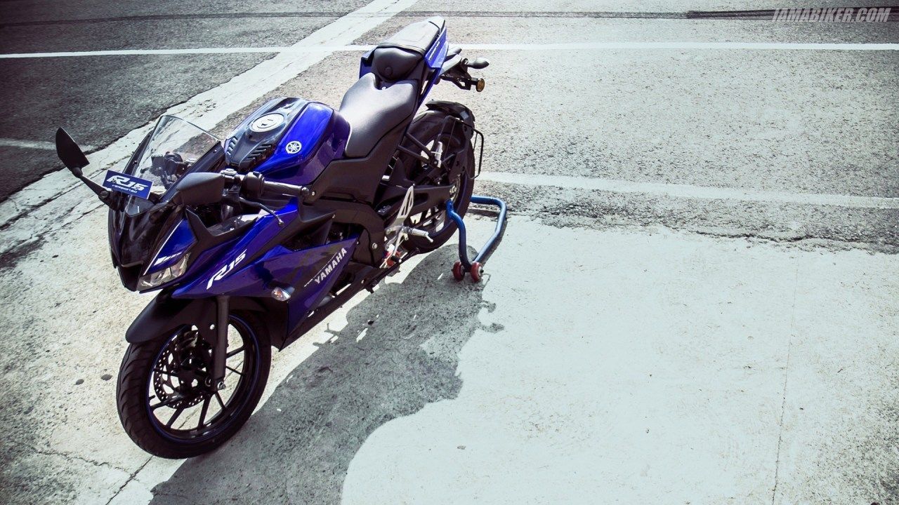 Yamaha R15 V3 HD wallpaper. Yamaha bikes, Yamaha, HD wallpaper