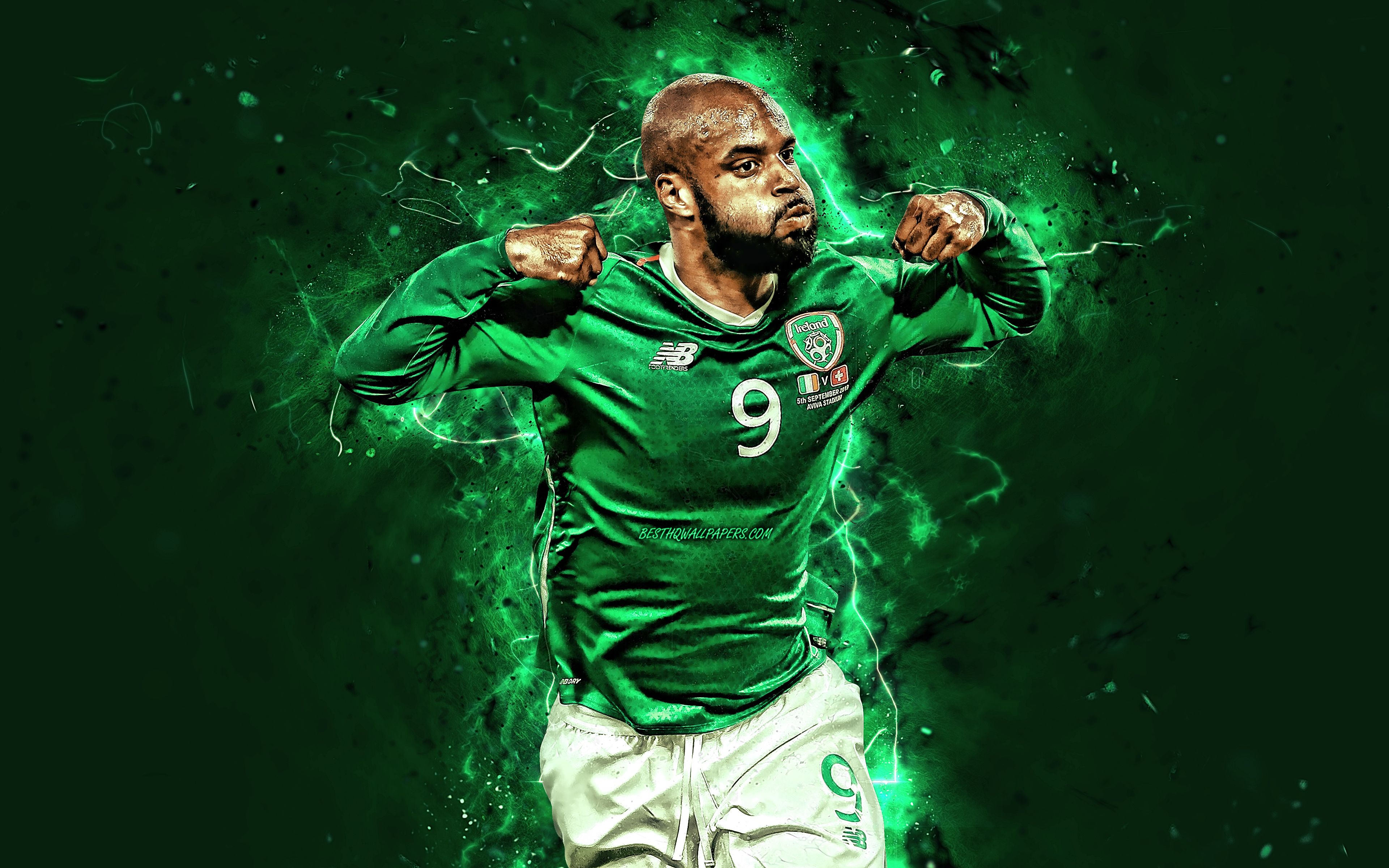 David Mcgoldrick, 4k, Ireland National Team, Soccer, HD Wallpaper