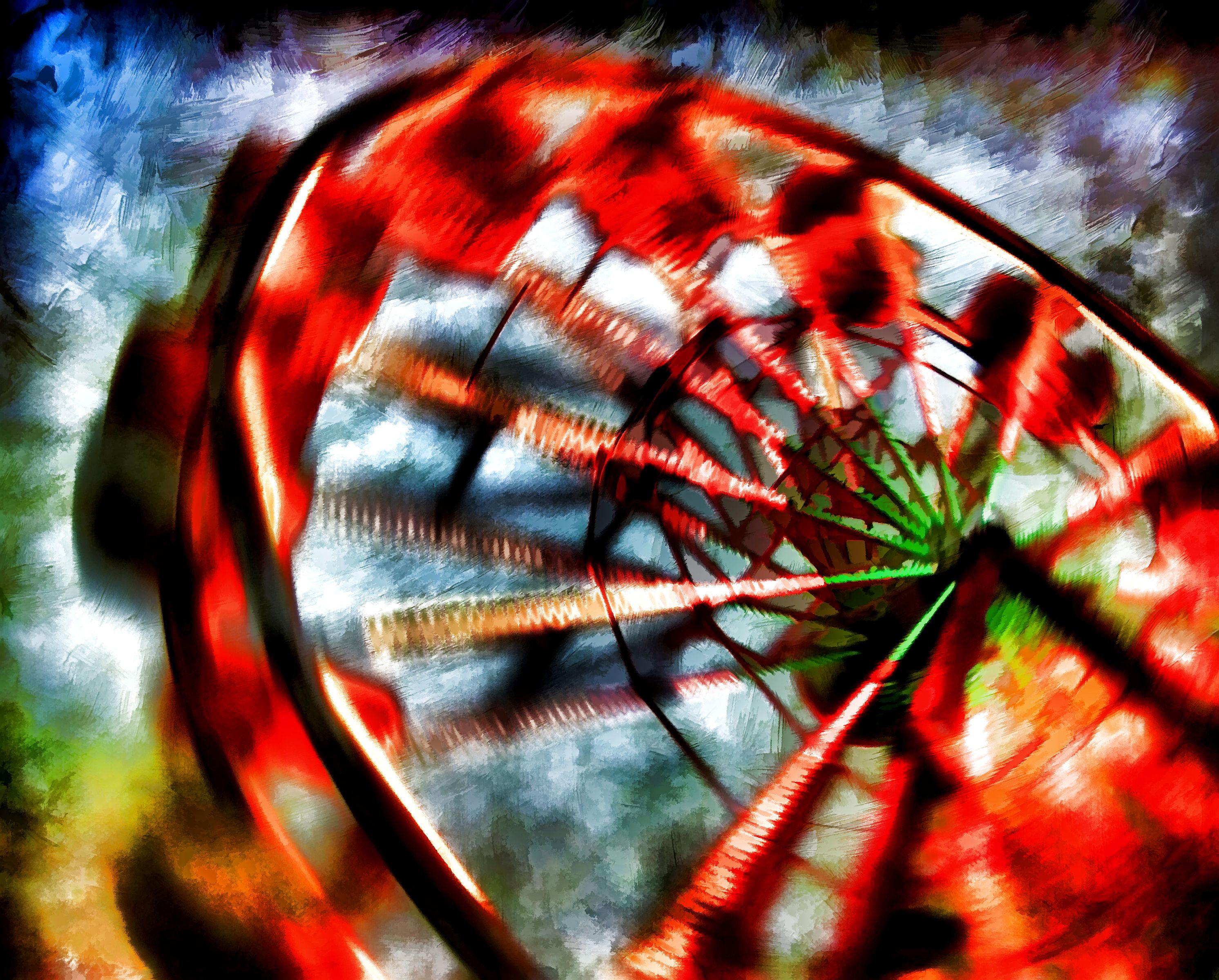 Wallpaper, Photohop, red, sky, texture, spin, spinning, ride, happynewyear, ferriswheel, texturedlayers, jackaloha photohopcs computer wallpaper, close up, macro photography 2984x2400