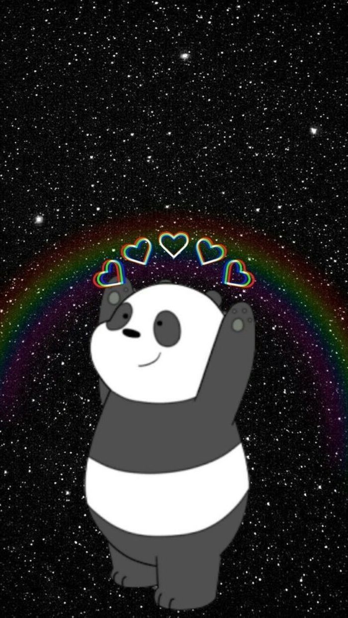 Rainbow Panda Wallpaper Free Rainbow Panda Background