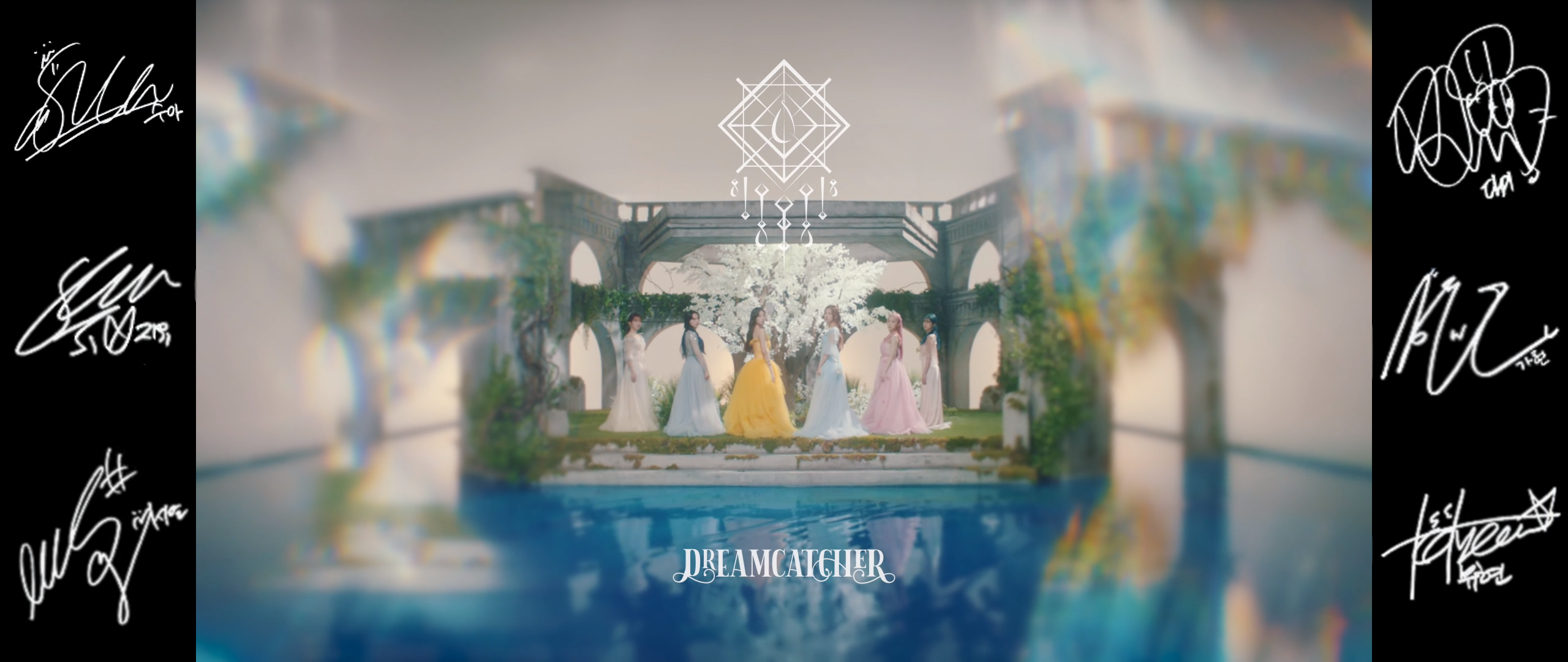 I made this ultrawide wallpaper of the final scene in the BOCA MV! Sorry for the bad quality of the signatures, if anyone can provide higher quality ones I would really appreciate