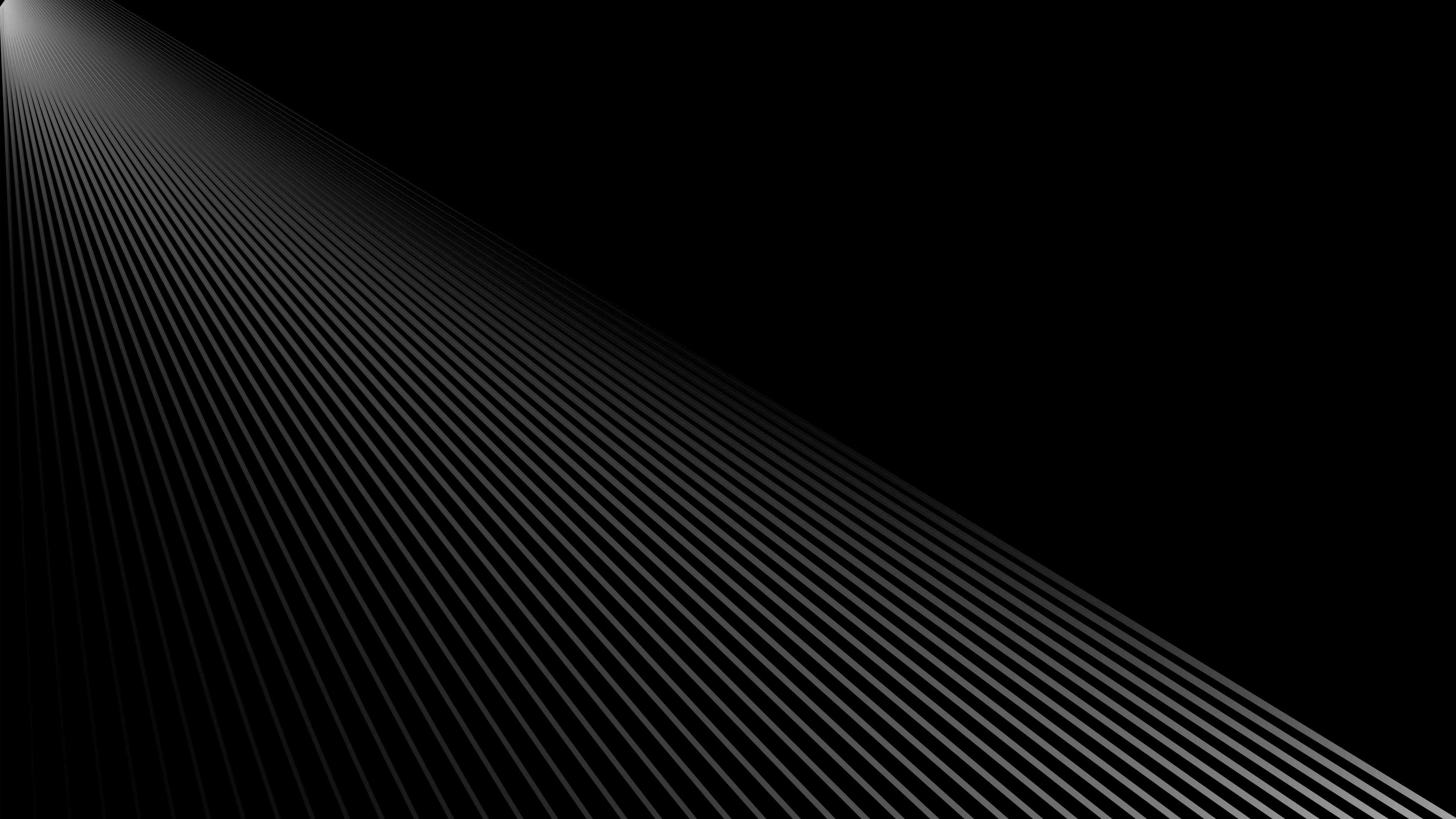 Black And White Stripes 4K HD Abstract Wallpaper