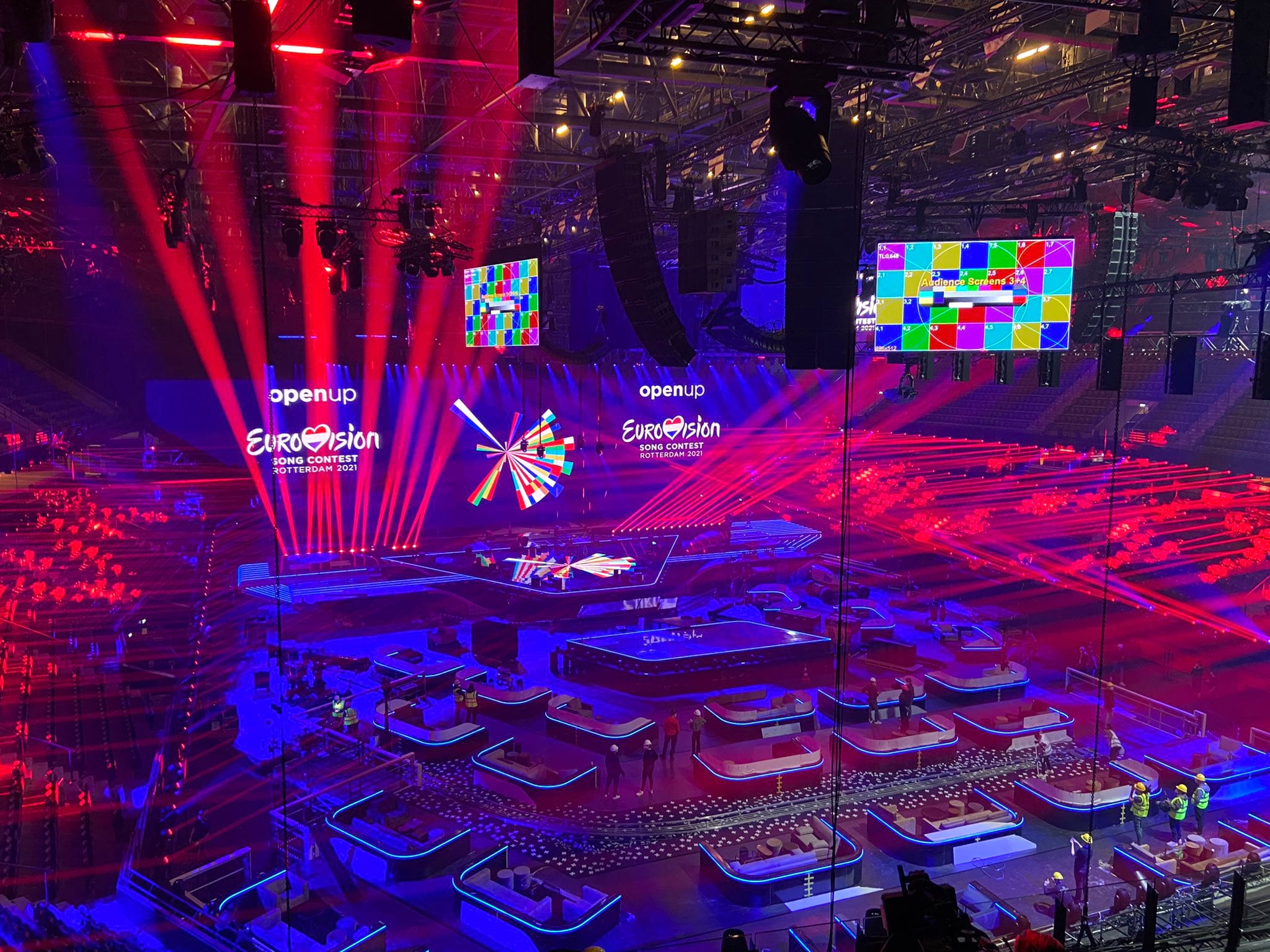 Eurovision 2021: First image of the impressive stage in Rotterdam Ahoy