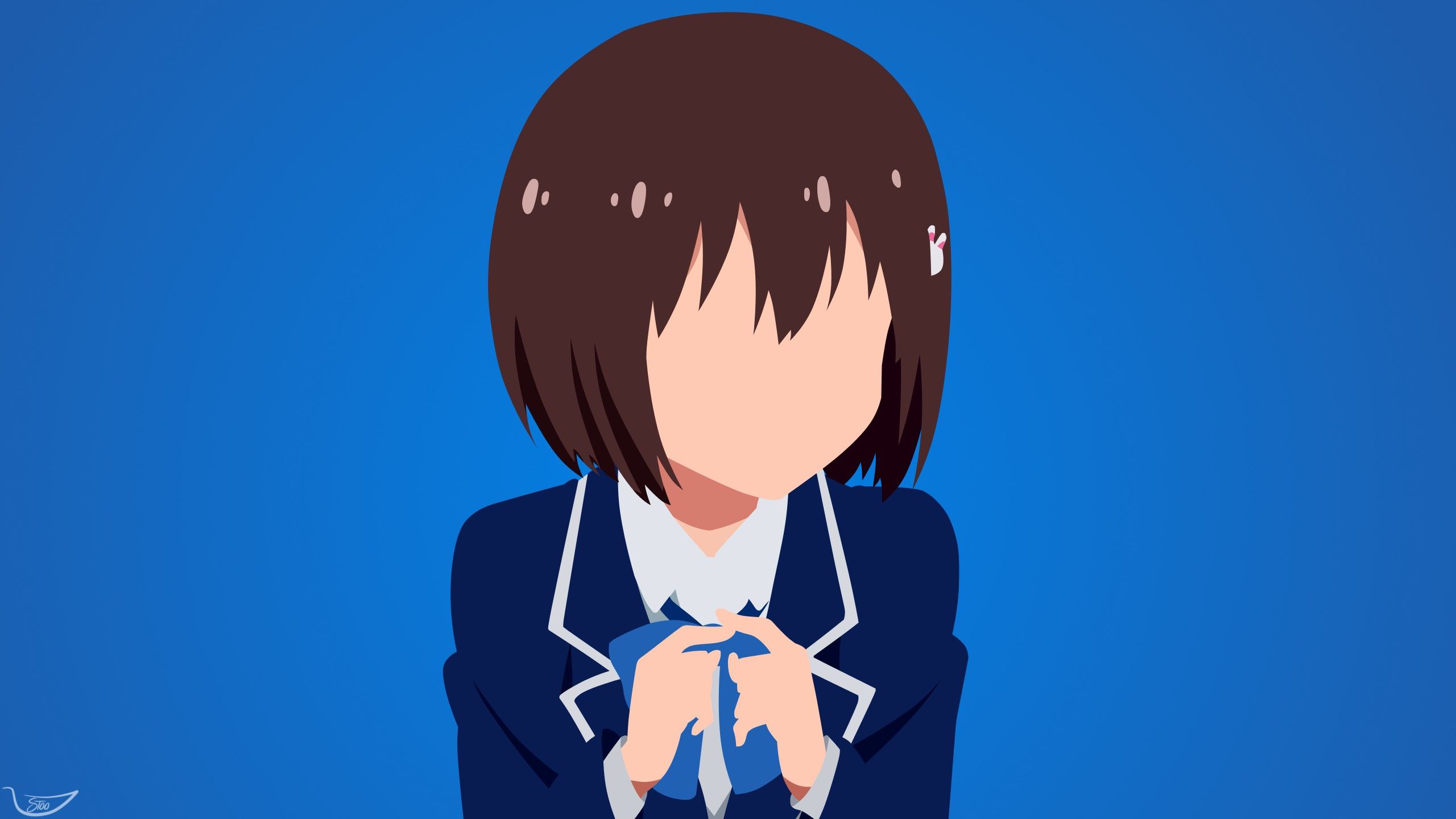 kono bijutsubu ni wa mondai ga aru anime girls usami mizuki anime simple background wallpaper