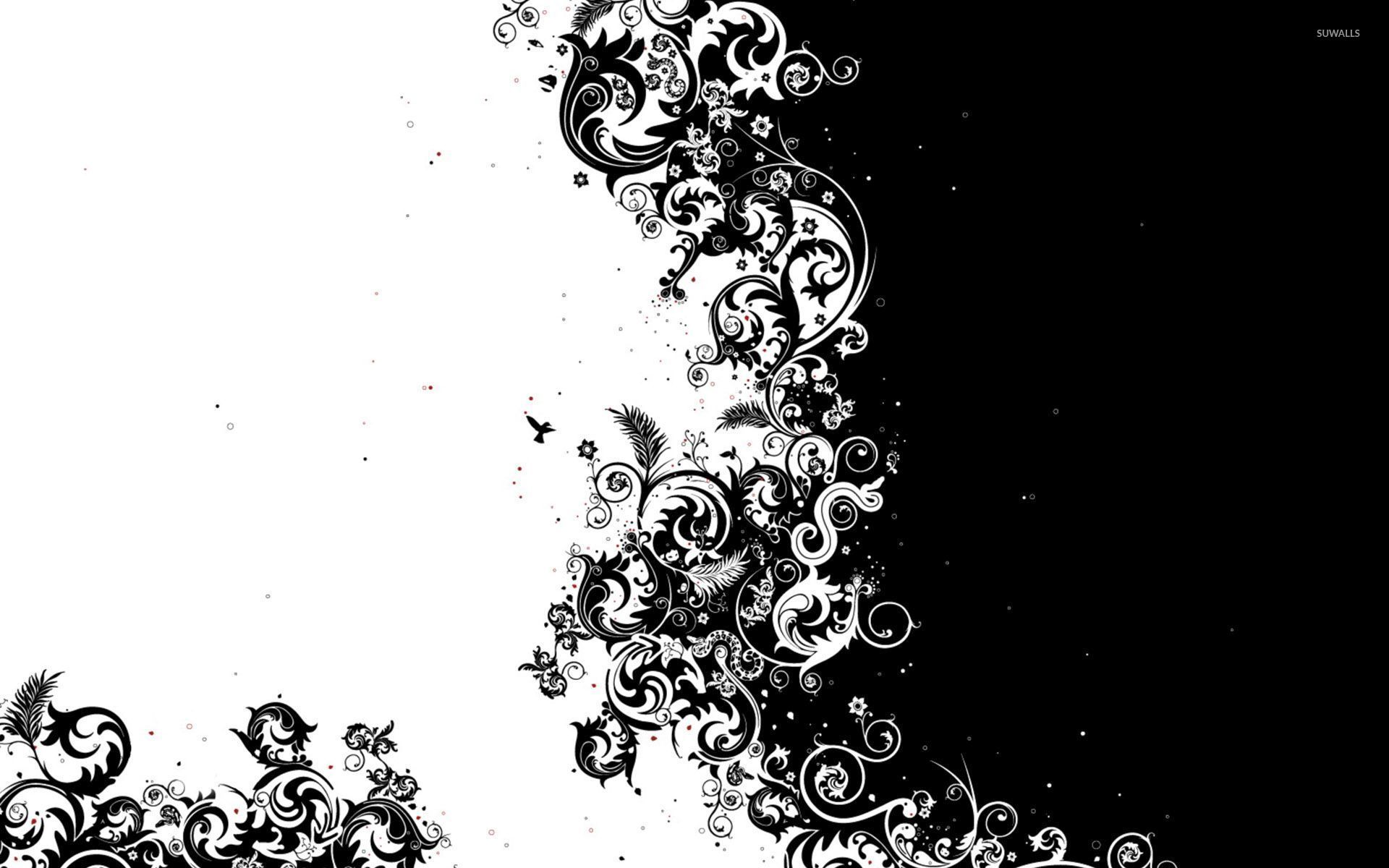 Black and White Art Wallpaper Free Black and White Art Background