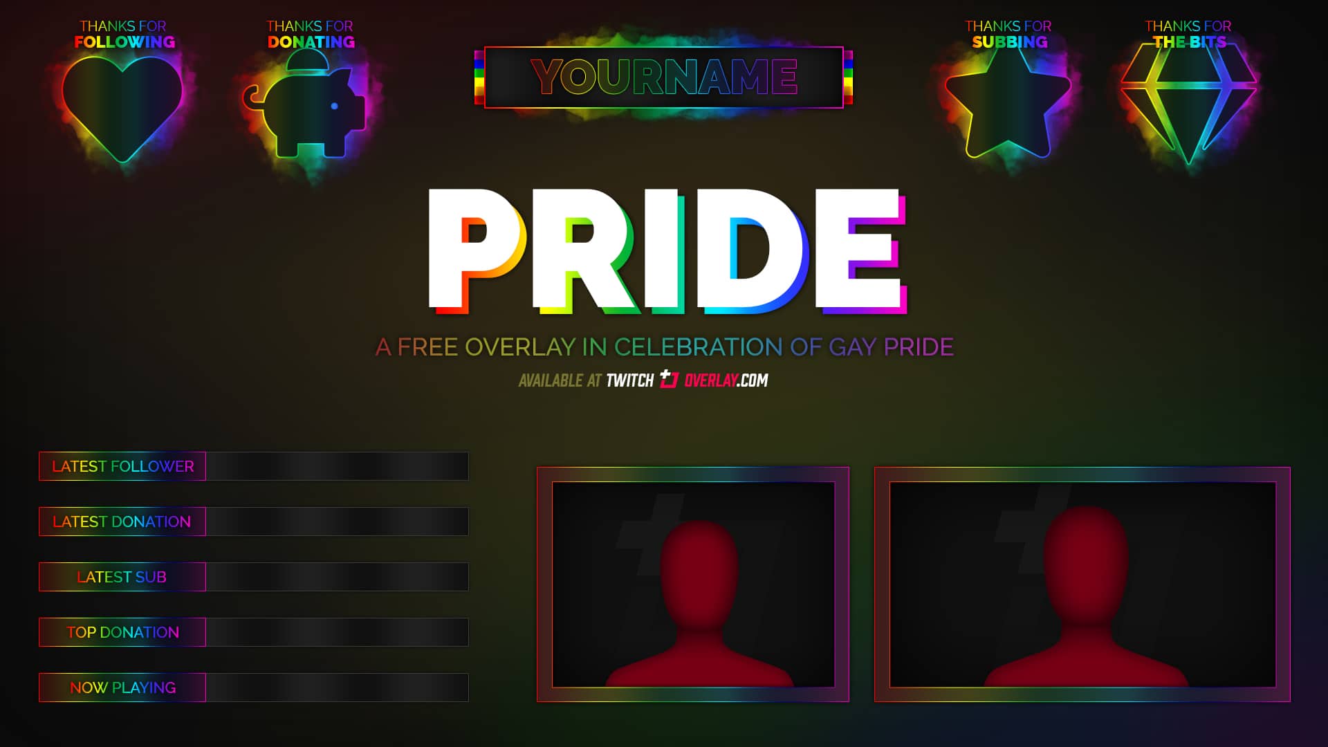 Gay Twitch Overlay HD Wallpaper