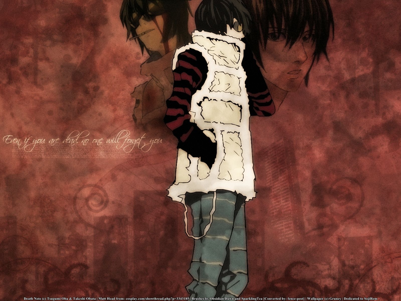 Death Note Wallpaper: Even if you are dead