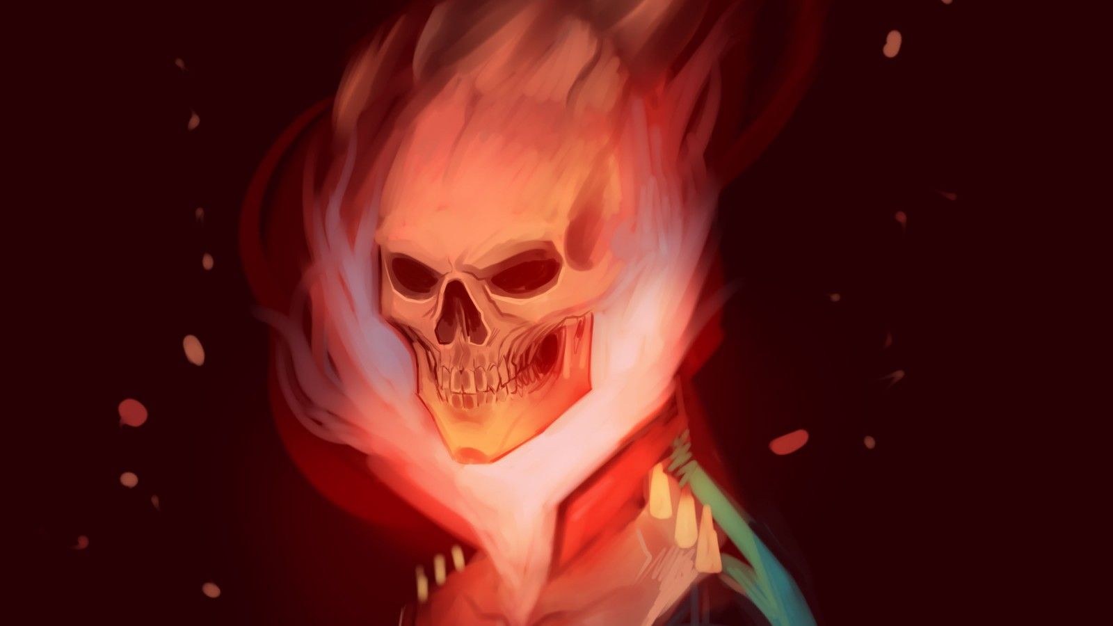 Ghost Rider Digital Art 1600x900 Hot Desktop and background for your PC and mobile