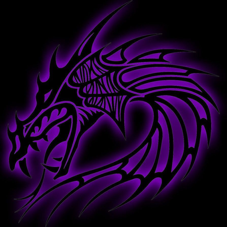 Purple Glow Dragon. Dragon artwork, Dragon picture, Dragon image