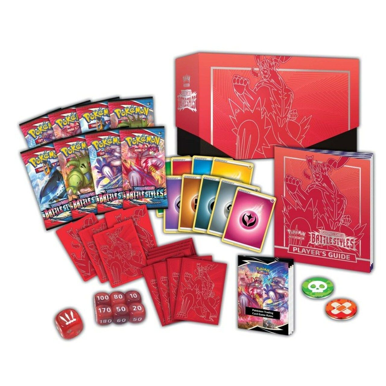 Pokemon: Sword & Shield: Battle Styles: Elite Trainer Box: Single Strike Urshifu Red (PKU17680835)
